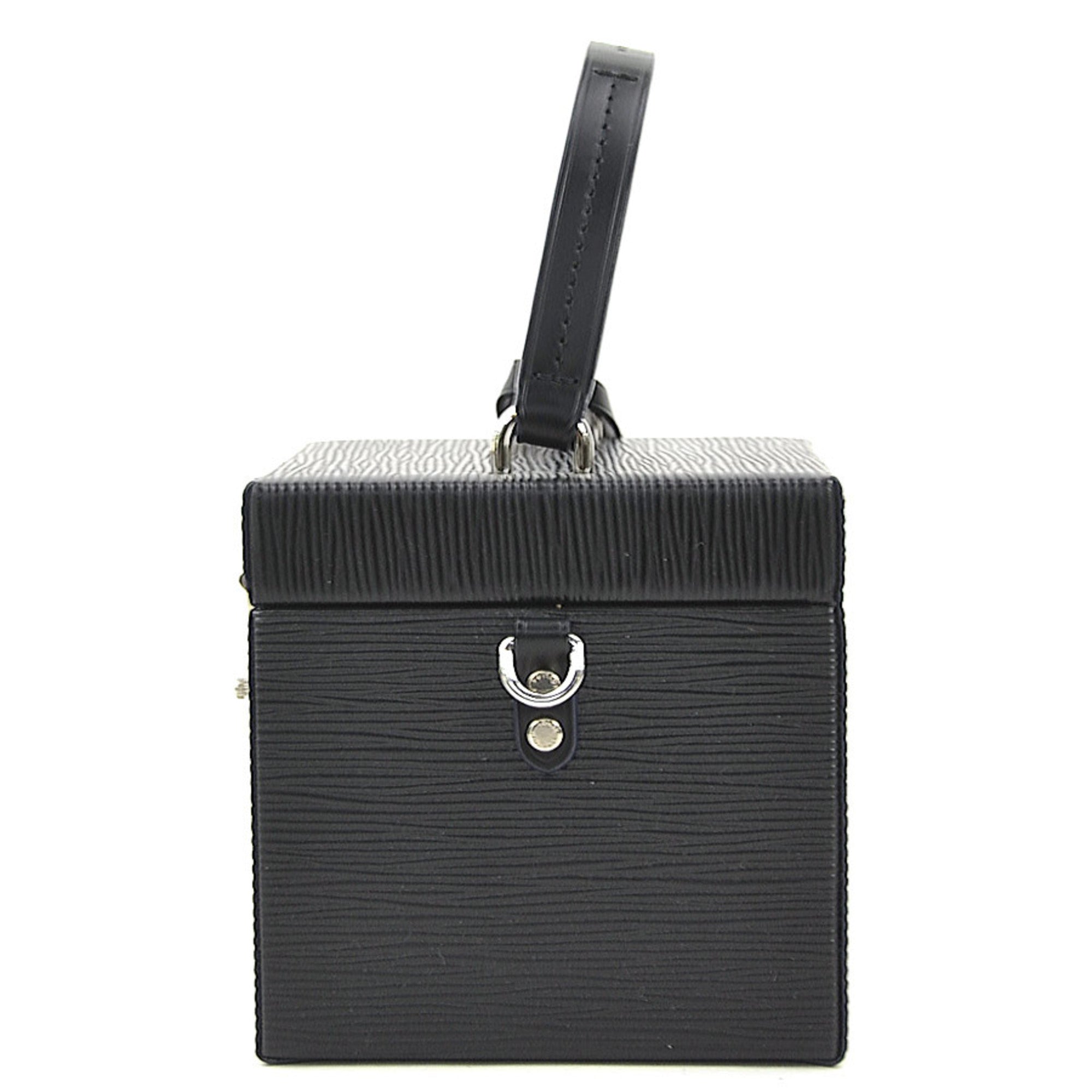 Louis Vuitton Noir Epi Leather Shoulder Bag Vanity Bag (Pre-Owned)