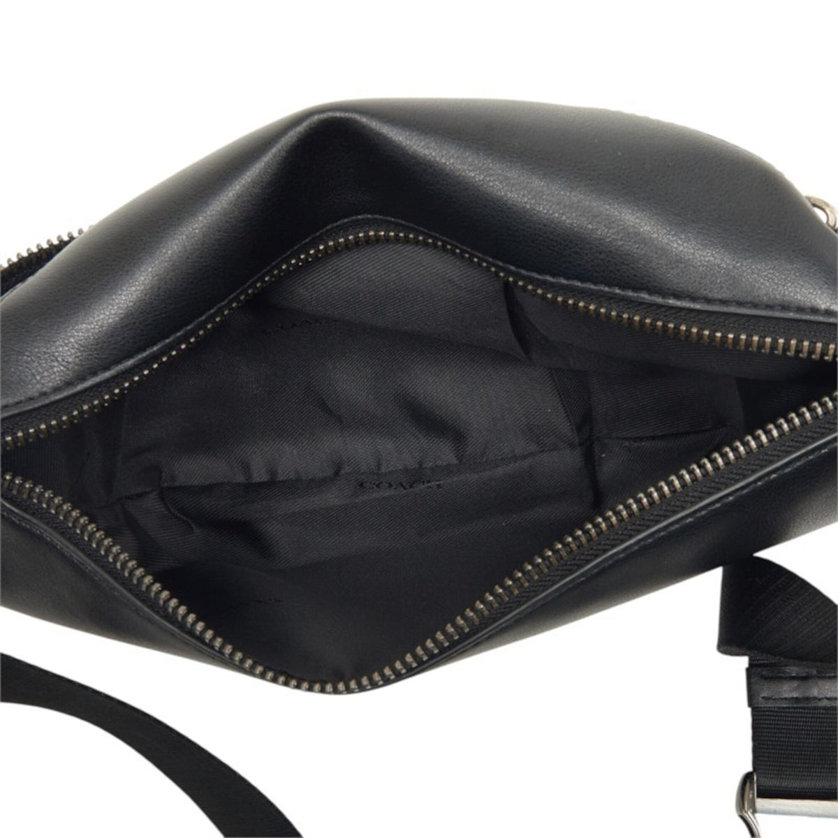 Coach Black Leather Fanny Pack (Pre-Owned)