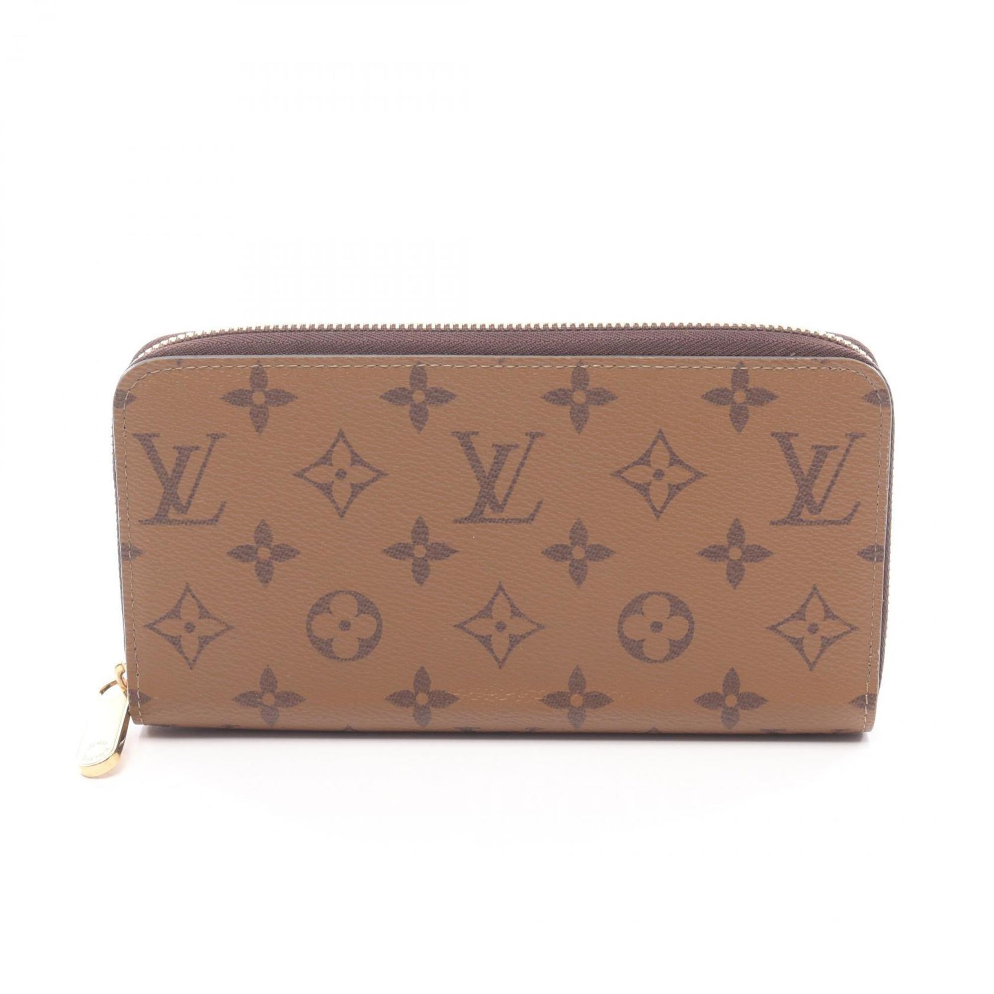 Louis Vuitton Brown Monogram Reverse Coated Canvas Long Wallet (Bi-Fold) (Pre-Owned)
