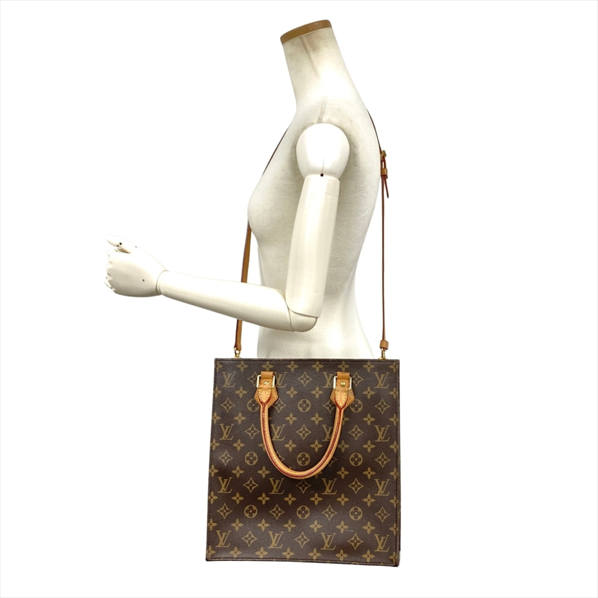 Louis Vuitton Black Blue Brown Galle Monogram Monogram Tote Bag (Pre-Owned)