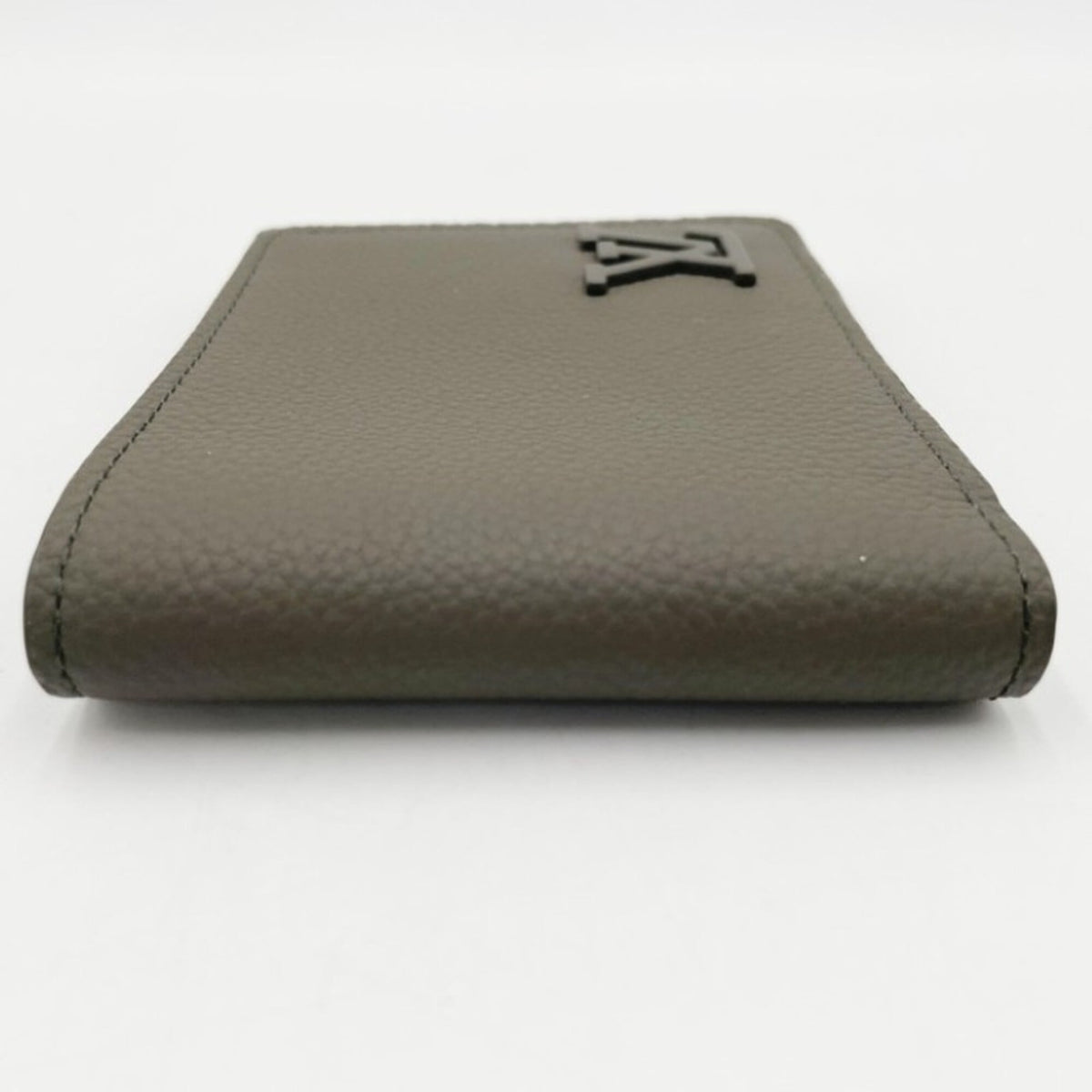Louis Vuitton Khaki Leather Wallet (Bi-Fold) (Pre-Owned)