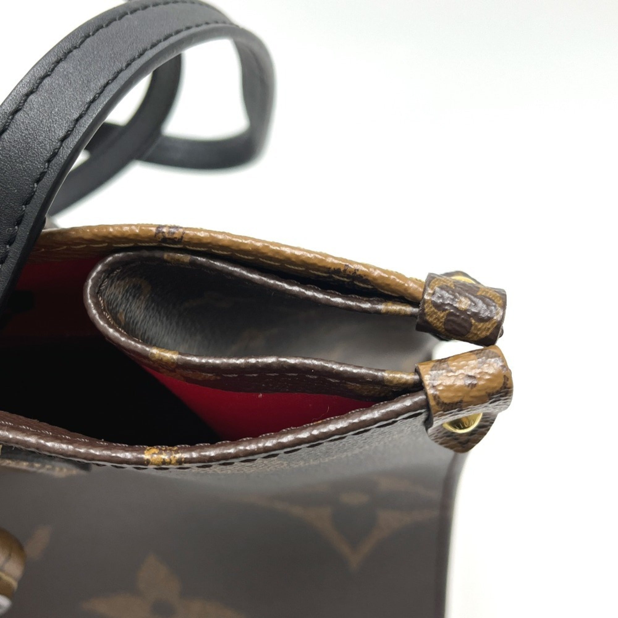 Louis Vuitton Brown Monogram Reverse Tote Bag (Pre-Owned)