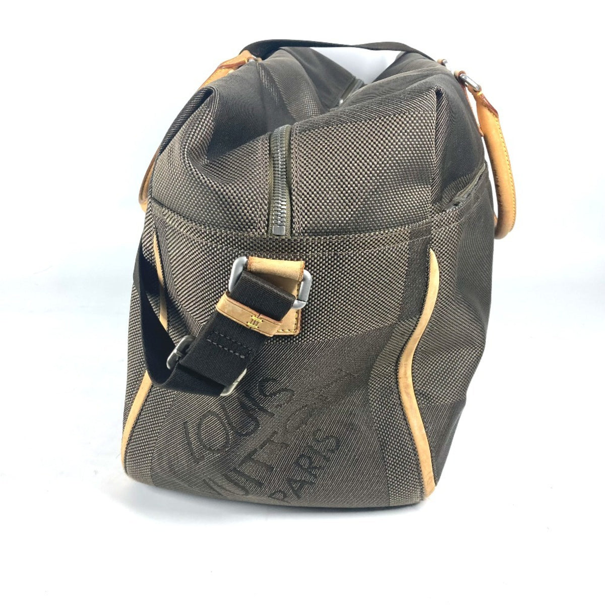 Louis Vuitton Khaki Canvas Boston Bag (Pre-Owned)