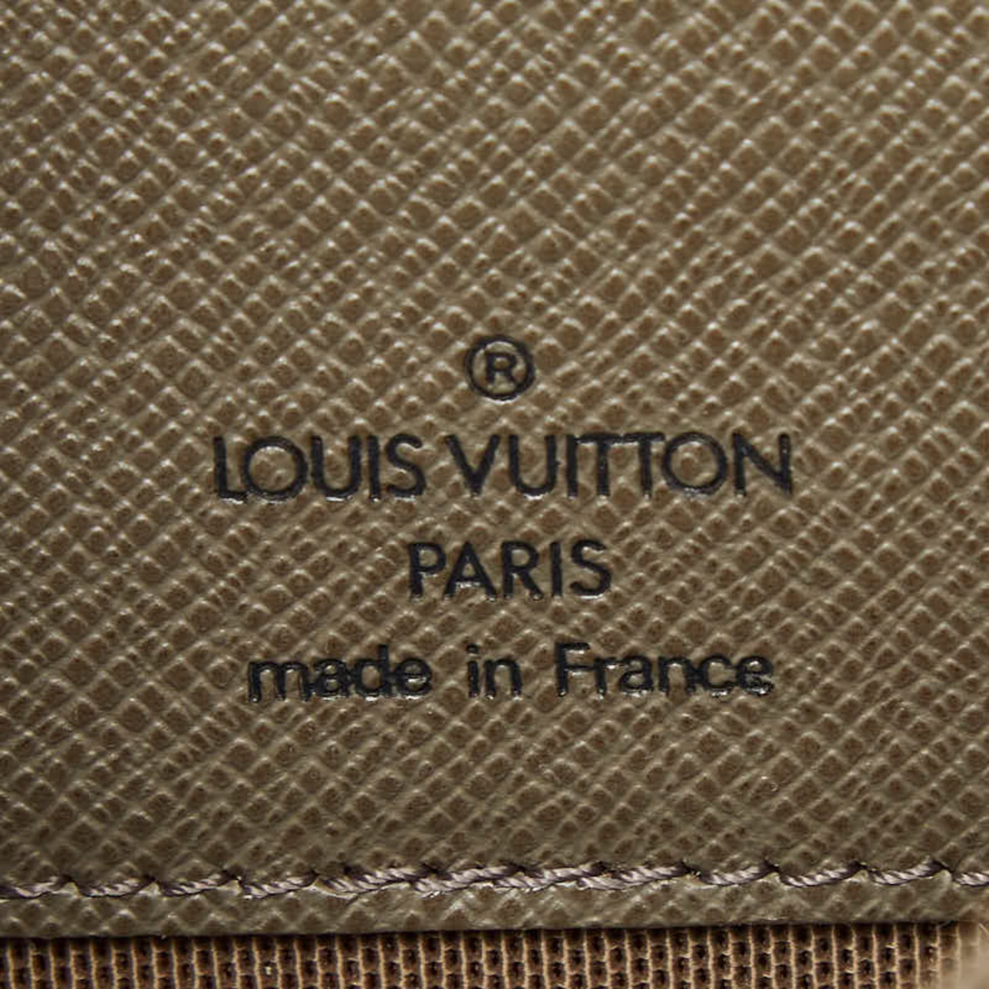 Louis Vuitton Beige Brown Canvas Leather Sling Bag (Pre-Owned)
