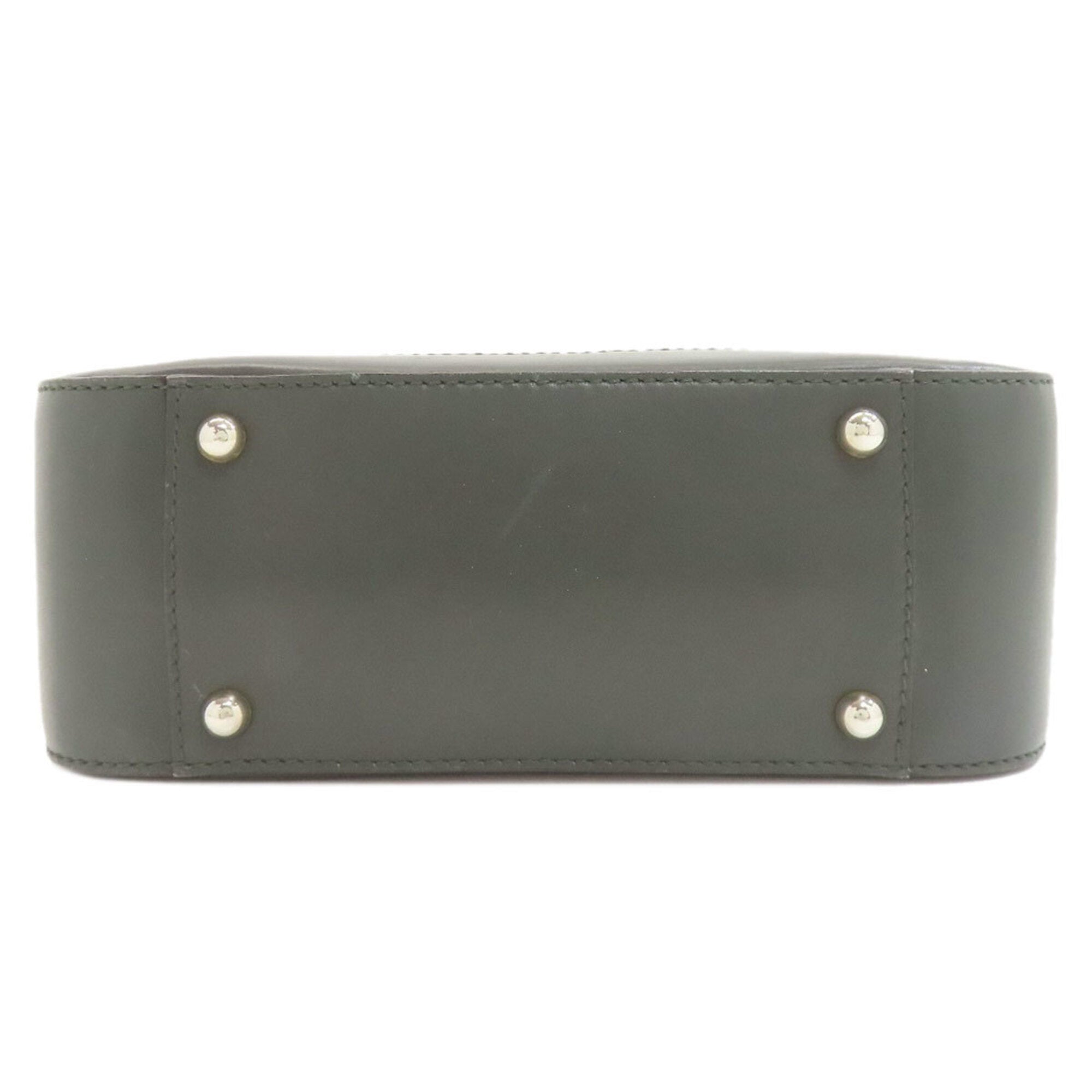 Celine Macadam Green Canvas Handbag (Pre-Owned)