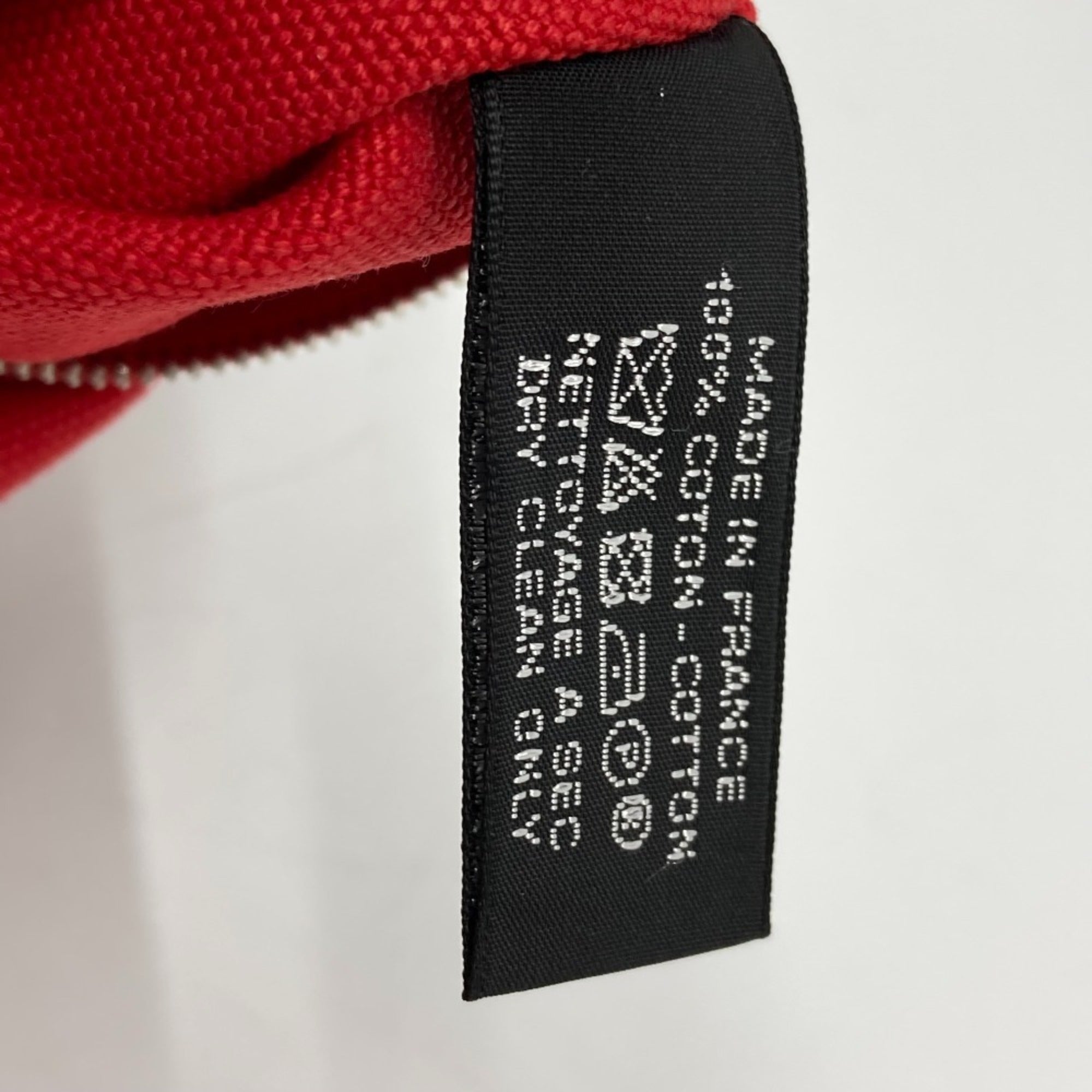 Hermes Red Color Cotton Pouch (Pre-Owned)