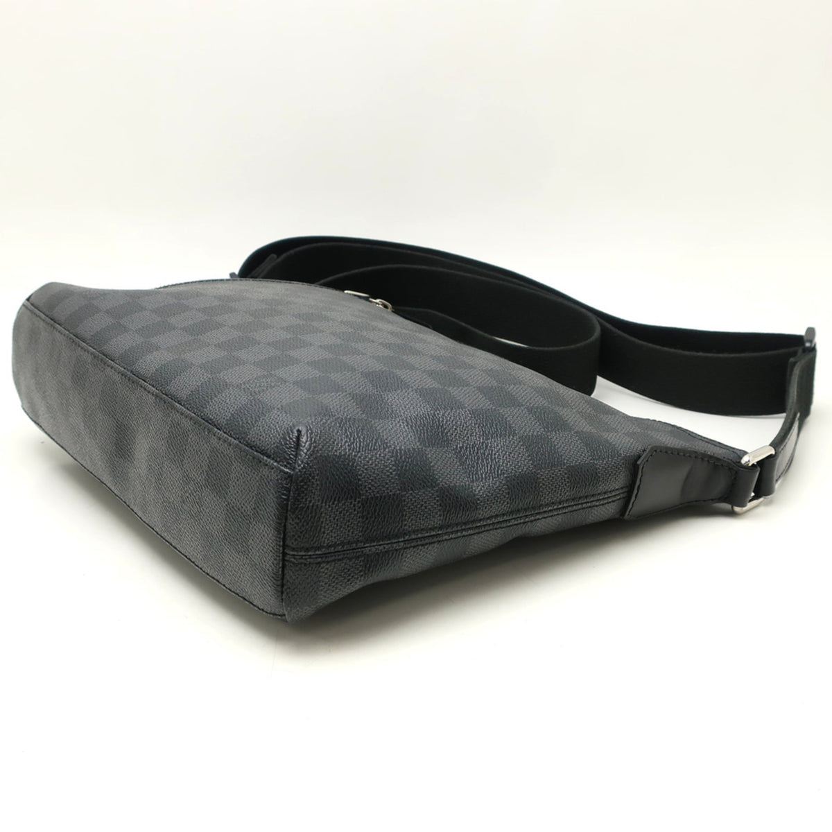Louis Vuitton Black Damier Canvas Damier Graphite Damier Graphite Shoulder Bag (Pre-Owned)