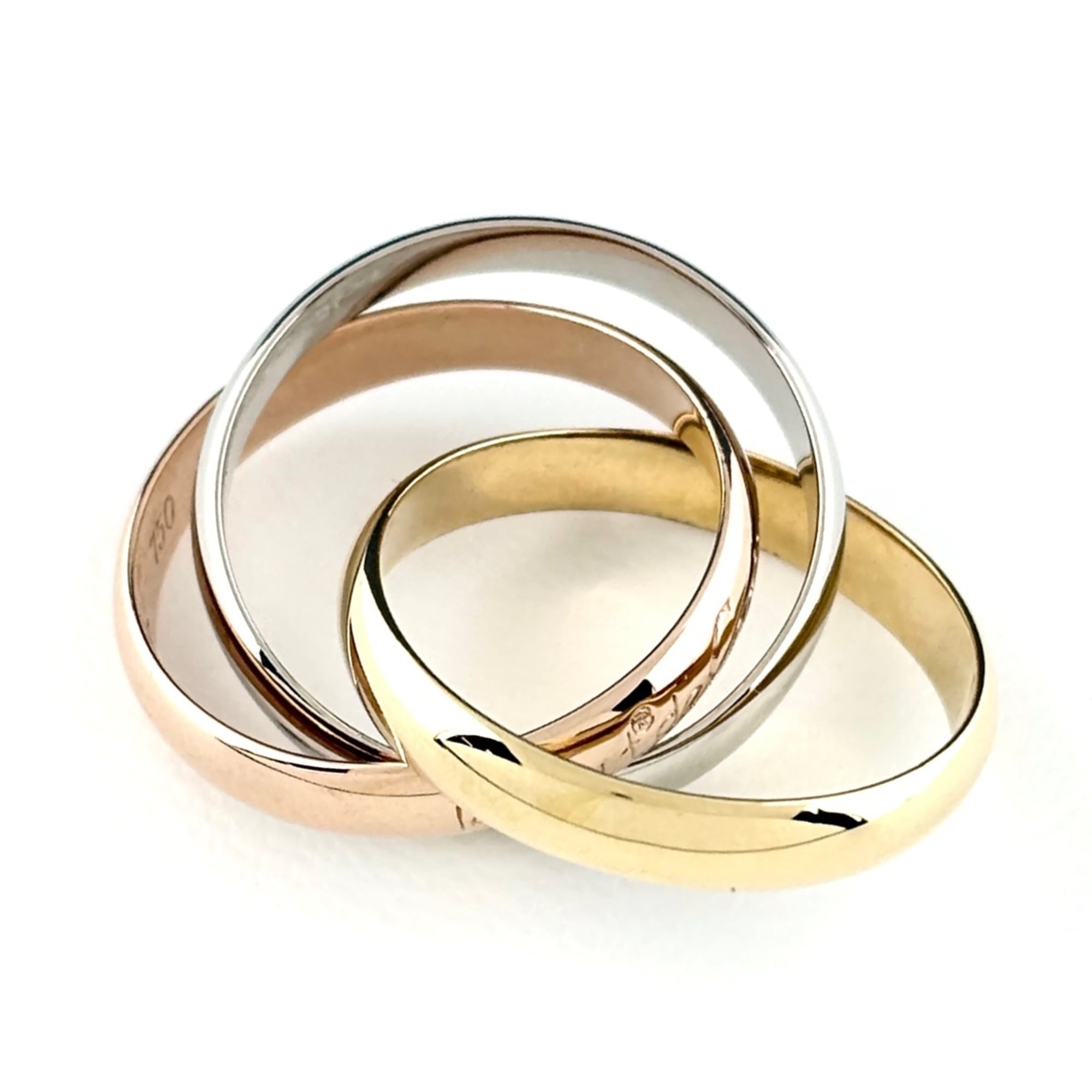 Cartier Yellow Gold (18K) Pink Gold (18K) White Gold (18K) Band Ring (Pre-Owned)