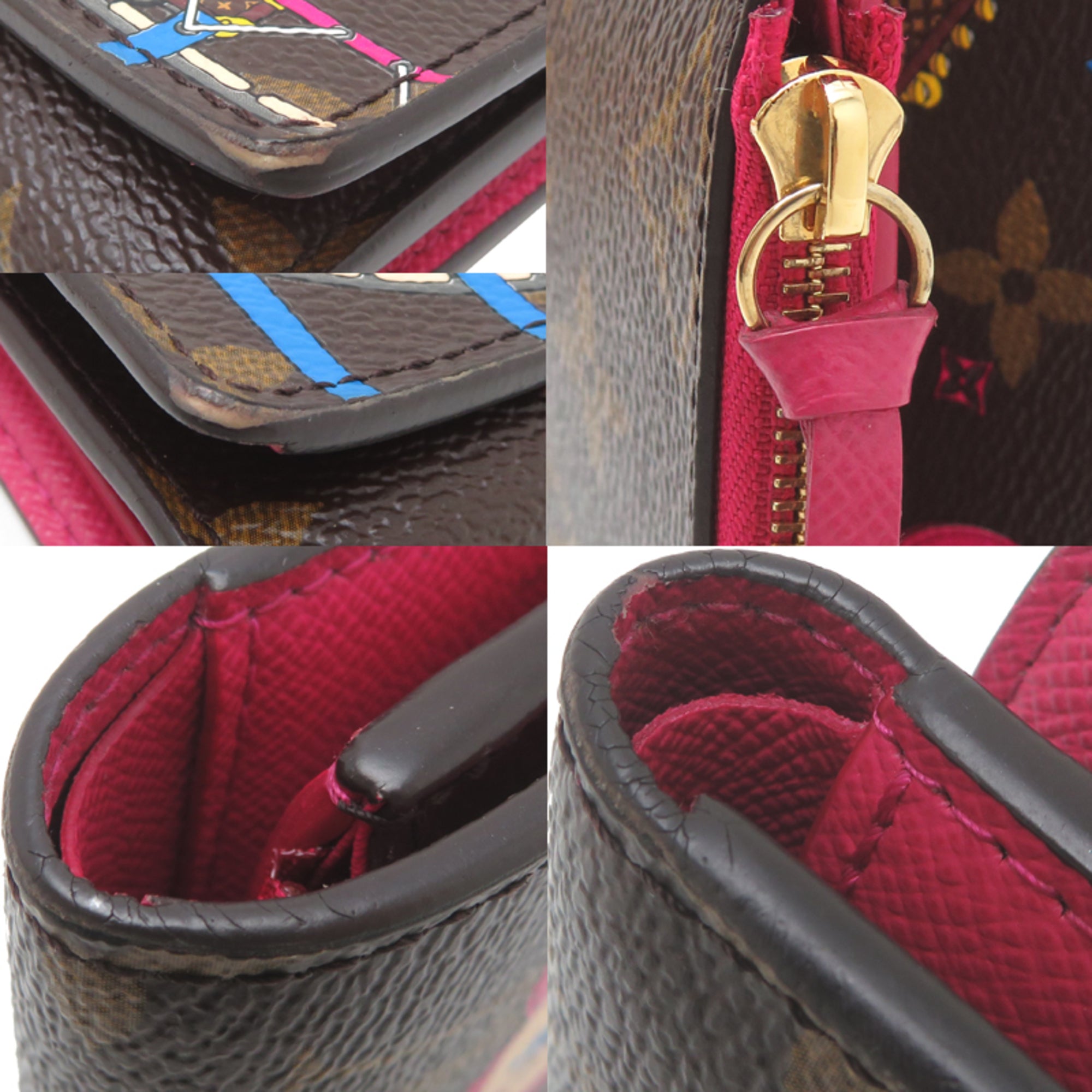 Louis Vuitton Brown Monogram Wallet (Tri-Fold) (Pre-Owned)