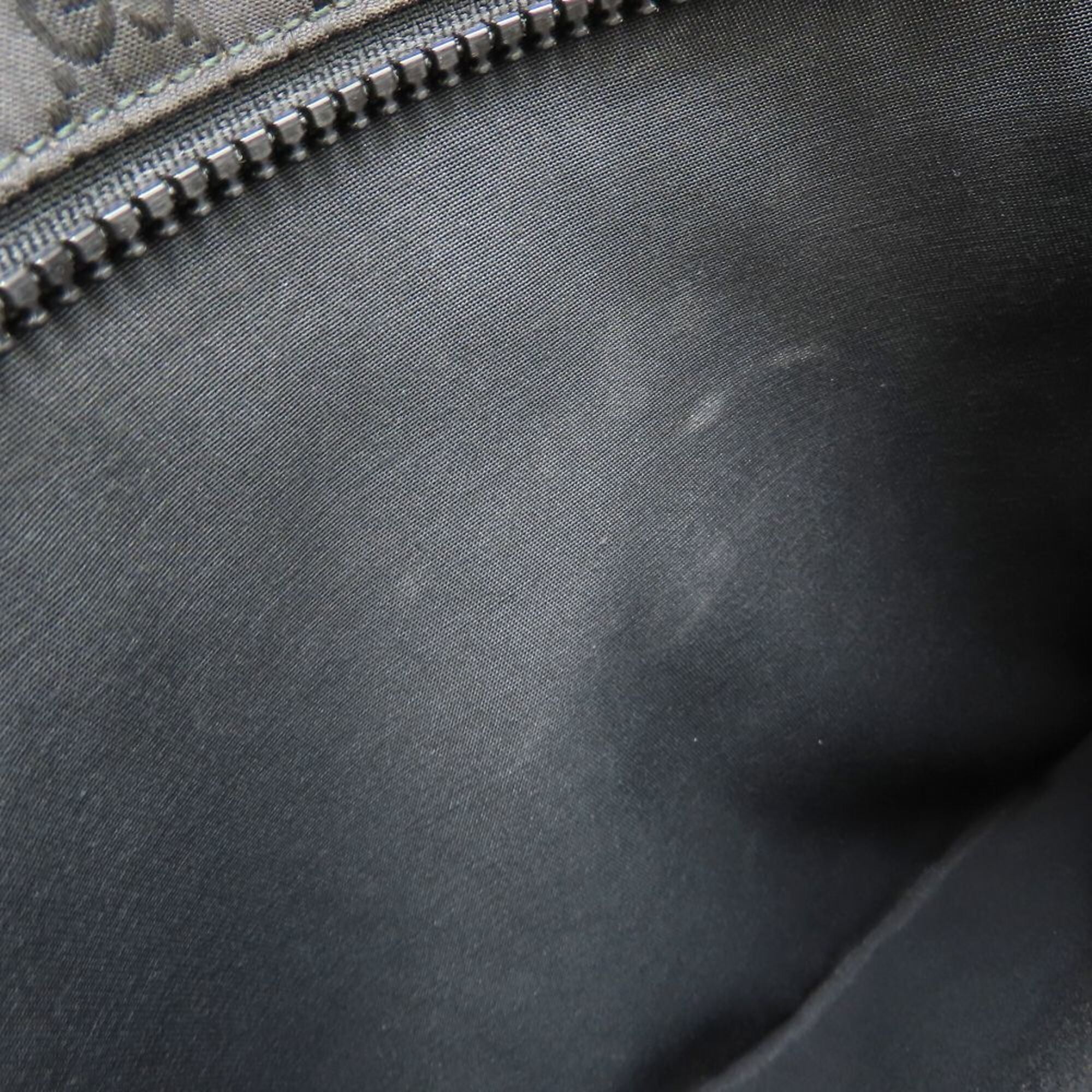Gucci Black Nylon Leather Shoulder Bag (Pre-Owned)
