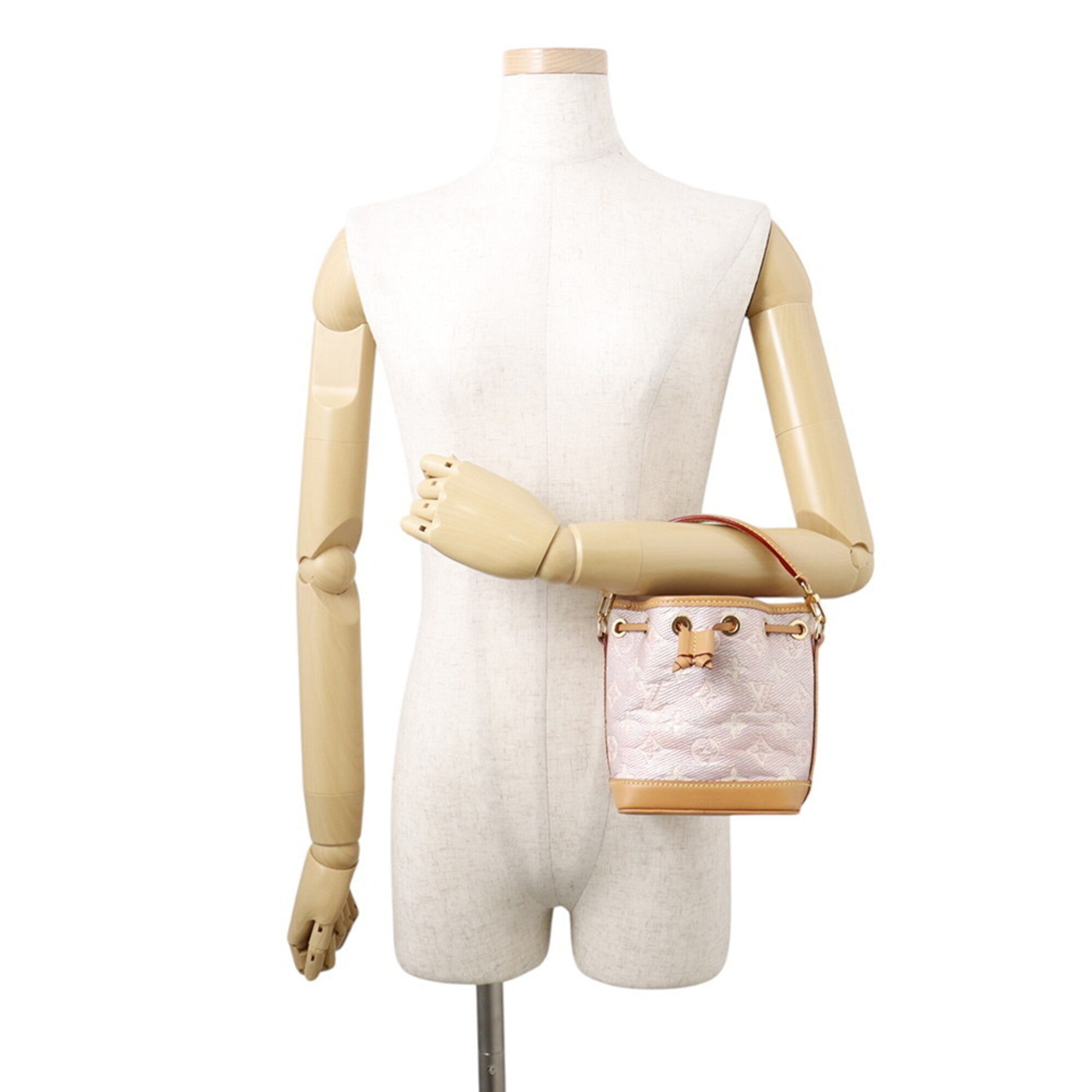 Louis Vuitton Pink Monogram Jacquard Handbag Shoulder Bag (Pre-Owned)