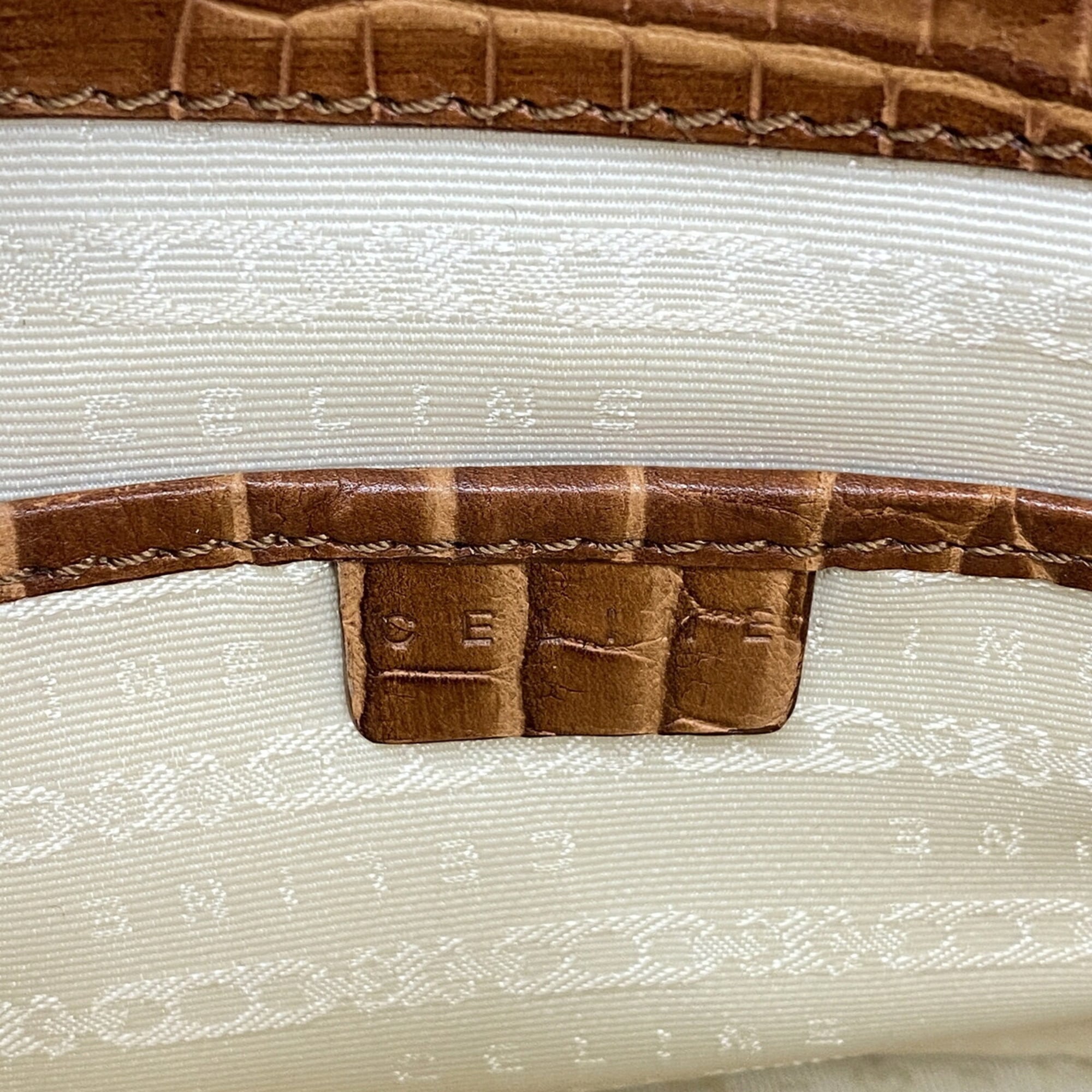 Celine Beige Brown Leather Handbag (Pre-Owned)