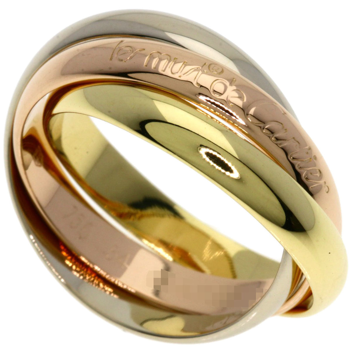 Cartier Trinity Yellow Gold (18K) Pink Gold (18K) White Gold (18K) Band Ring (Pre-Owned)