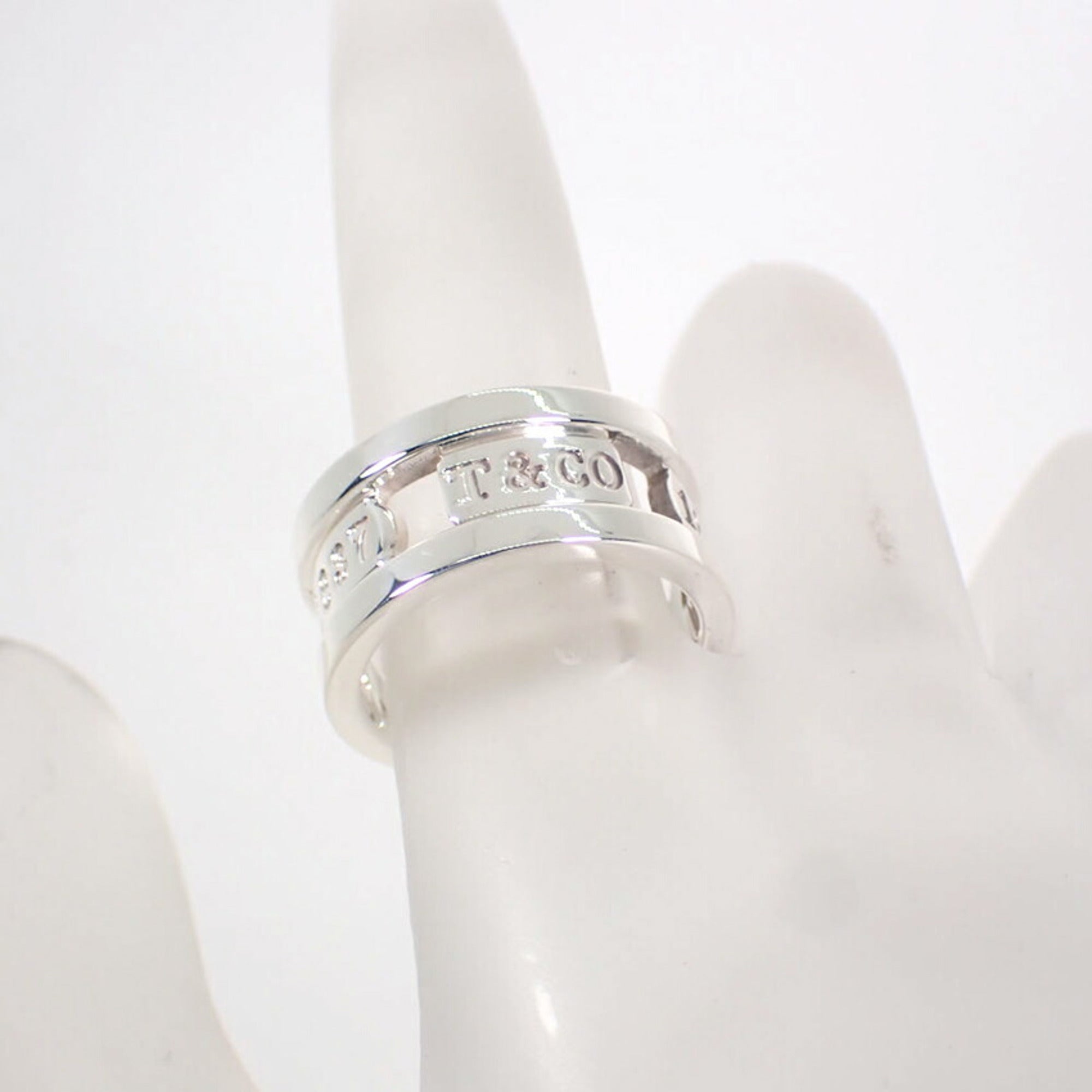 Tiffany Sterling Silver 925 Band Ring (Pre-Owned)