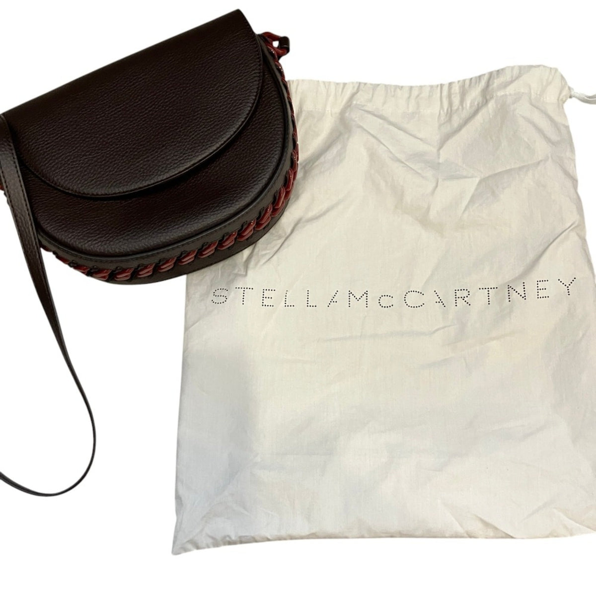 Stella Mccartney Brown Leather Shoulder Bag (Pre-Owned)