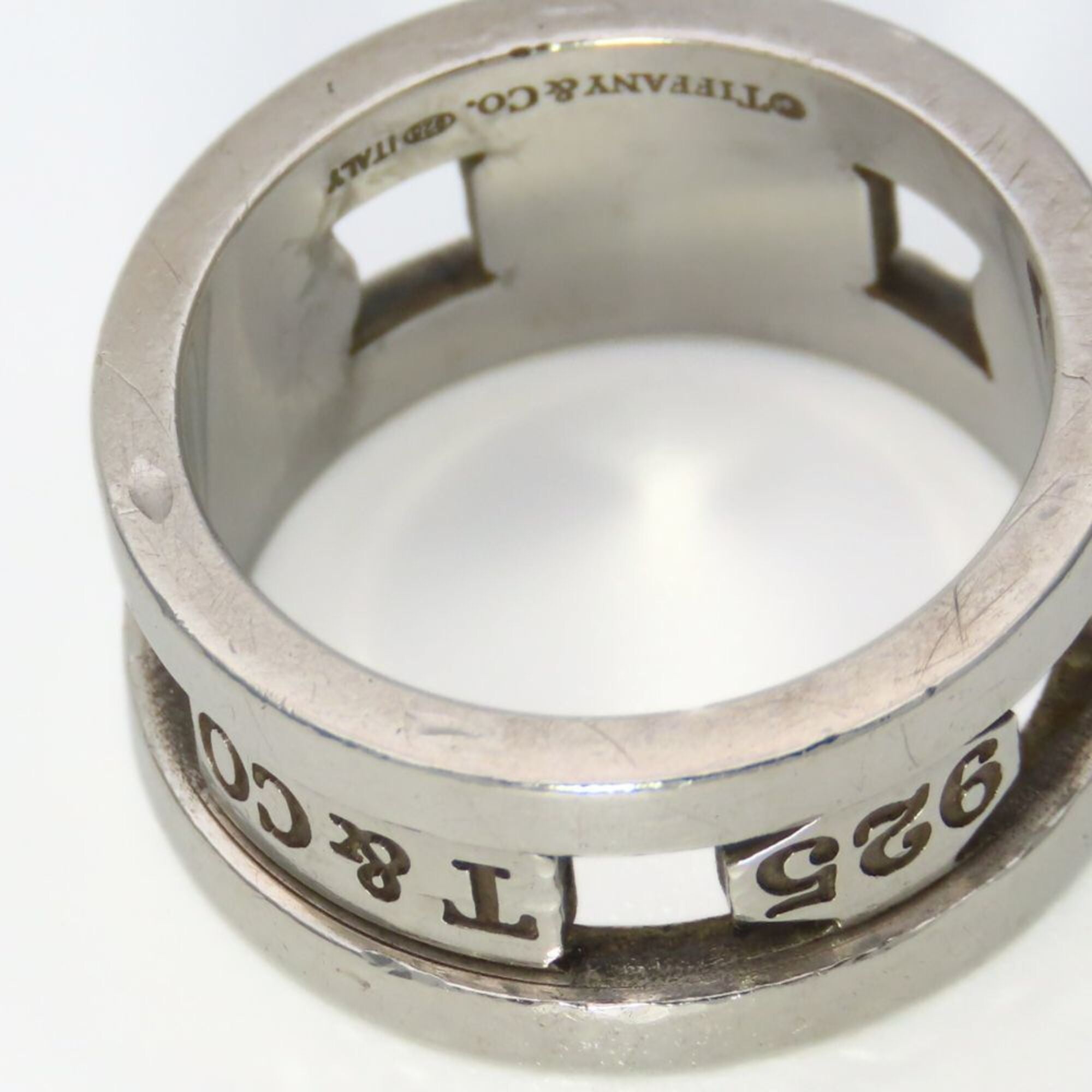 Tiffany Silver Silver 925 Band Ring (Pre-Owned)