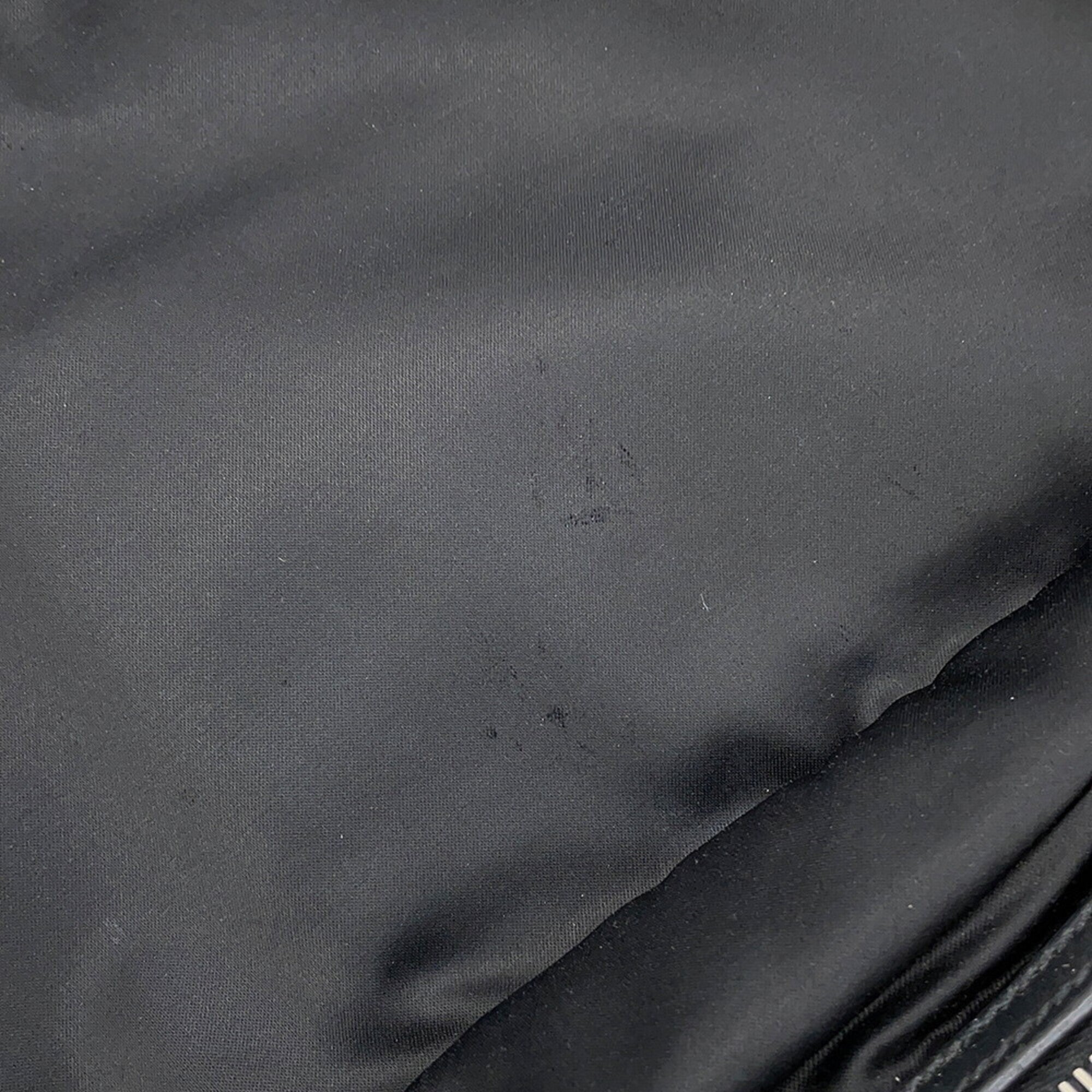 Yves Saint Laurent Black Multi-Color Nylon Backpack Handbag (Pre-Owned)
