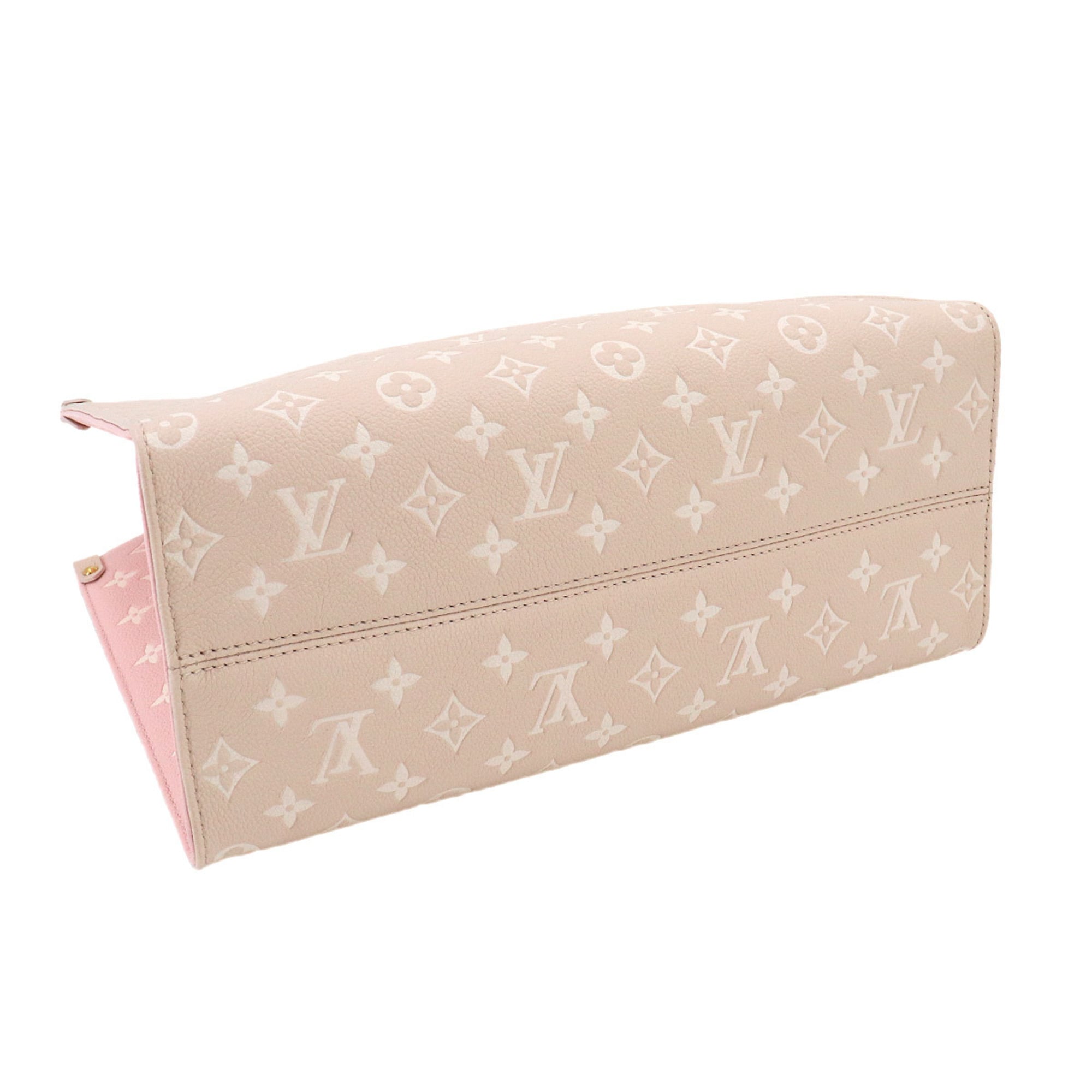 Louis Vuitton Beige Rose Monogram Empreinte Shoulder Bag Tote Bag (Pre-Owned)