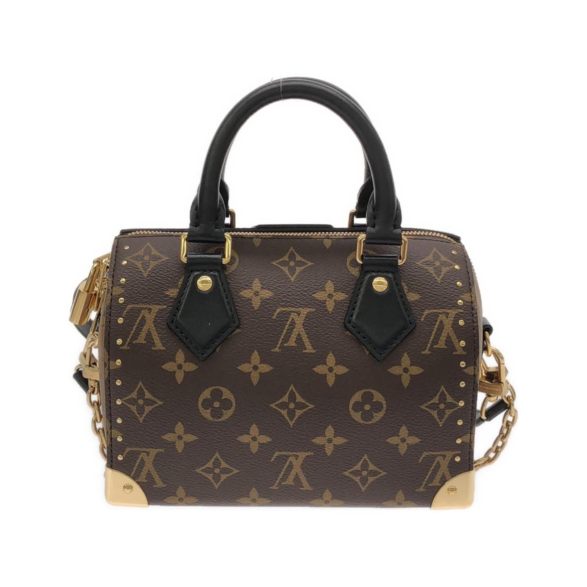 Louis Vuitton Marron Coated Canvas Boston Bag (Pre-Owned)