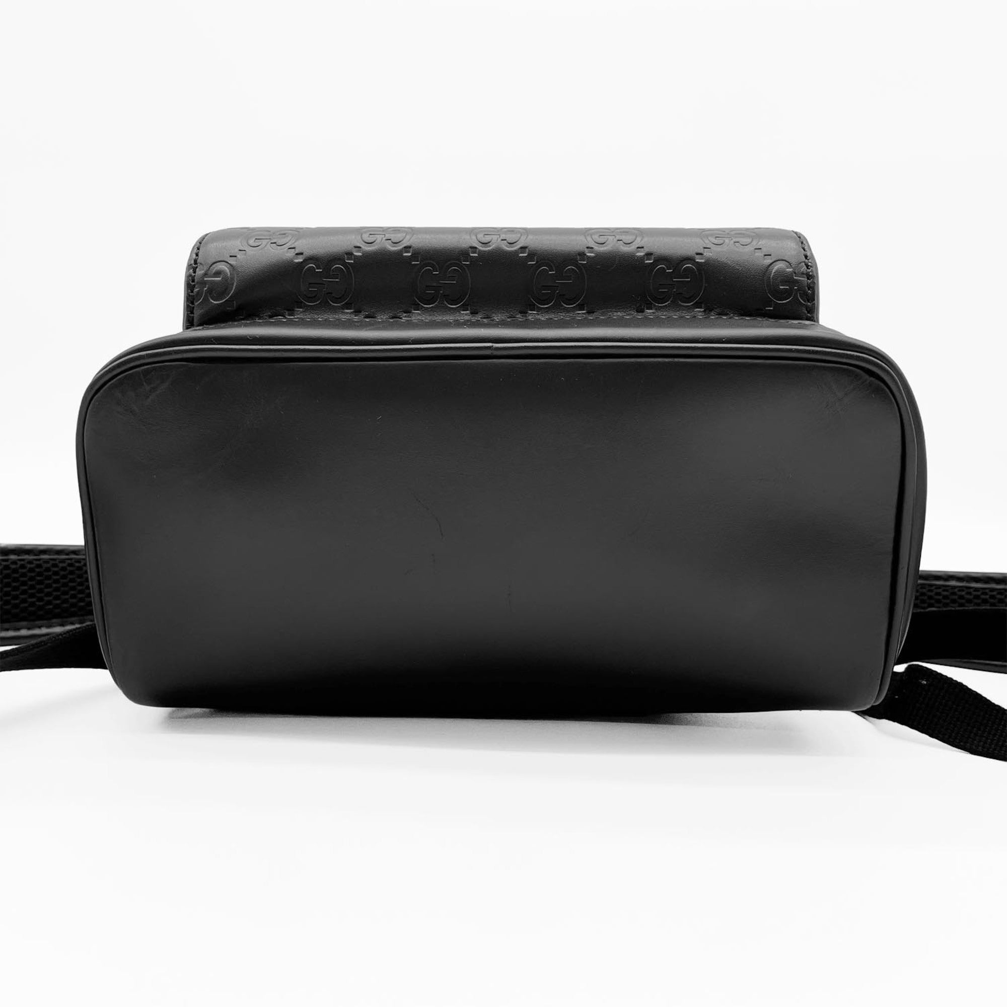 Gucci Black Leather Backpack (Pre-Owned)