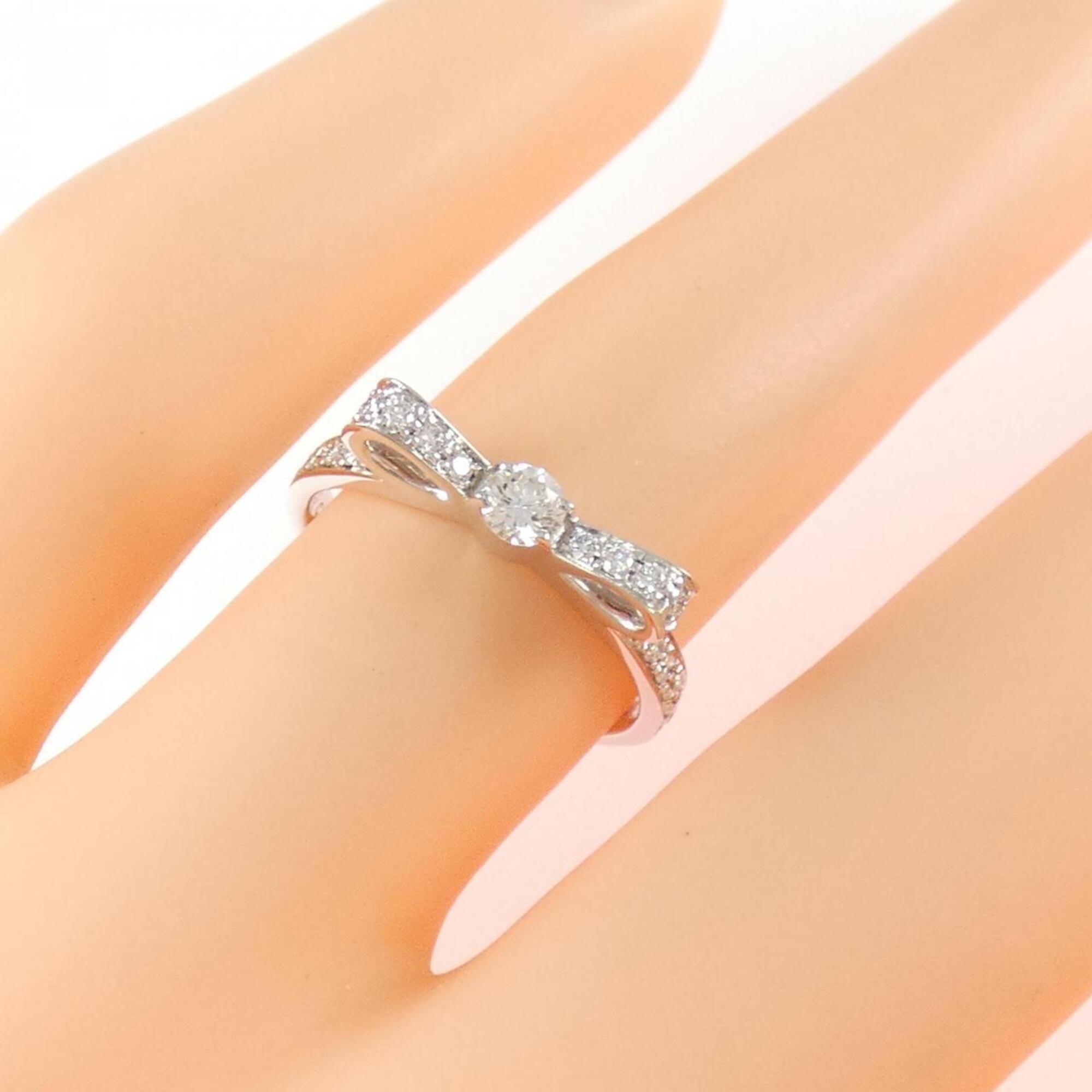 Chanel White Gold White Gold (18K) Band Ring (Pre-Owned)