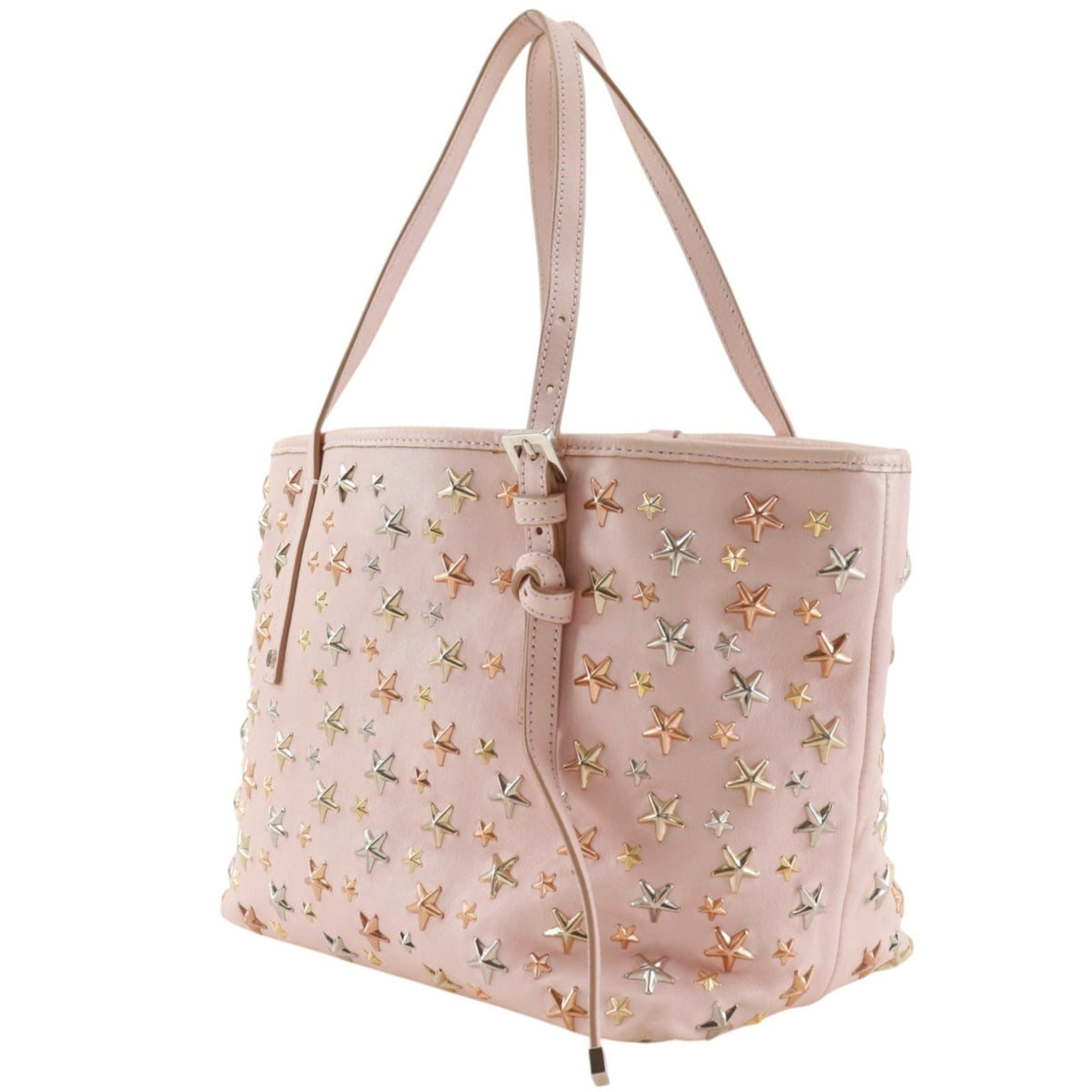 Jimmy Choo Pink Leather Tote Bag (Pre-Owned)