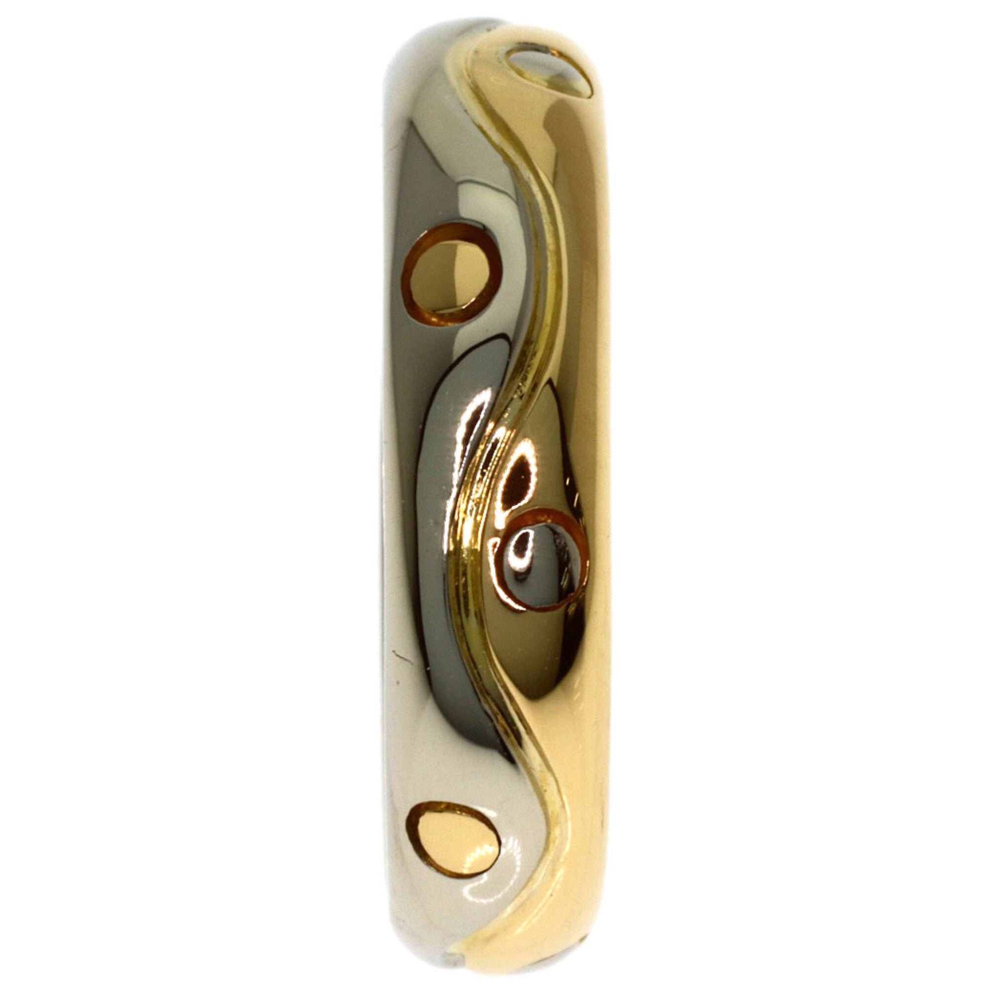 Bvlgari Yellow Gold (18K) White Gold (18K) Band Ring (Pre-Owned)