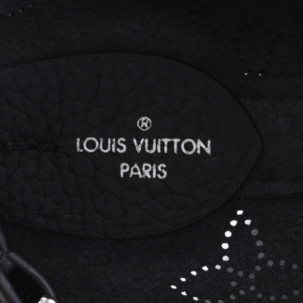 Louis Vuitton Black Noir Monogram Mahina Leather Tote Bag (Pre-Owned)