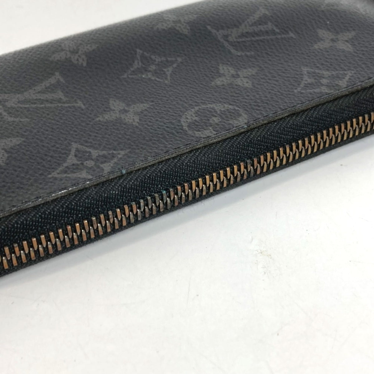 Louis Vuitton Black Monogram Eclipse Long Wallet (Bi-Fold) (Pre-Owned)