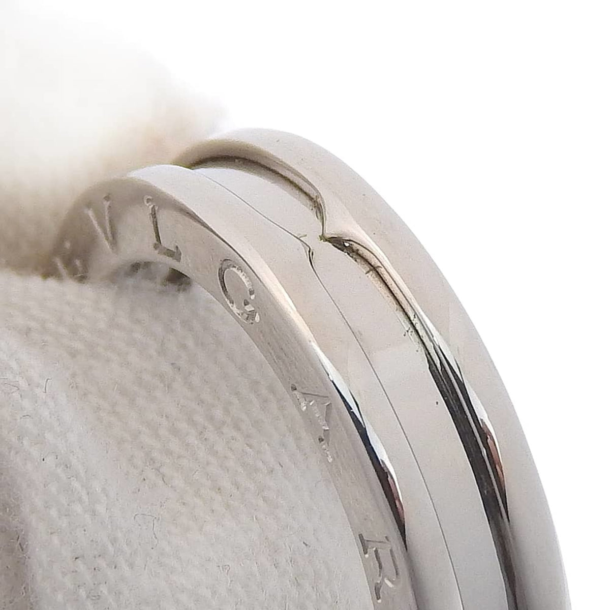 Bvlgari White Gold White Gold (18K) Band Ring (Pre-Owned)