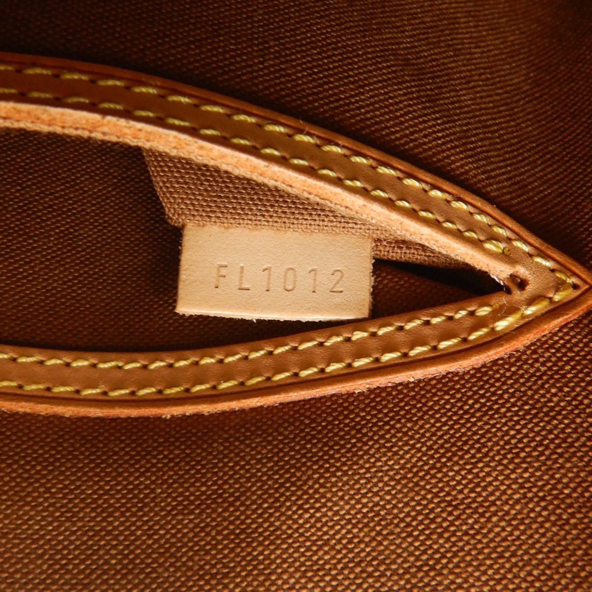 Louis Vuitton Brown Monogram Canvas Handbag (Pre-Owned)