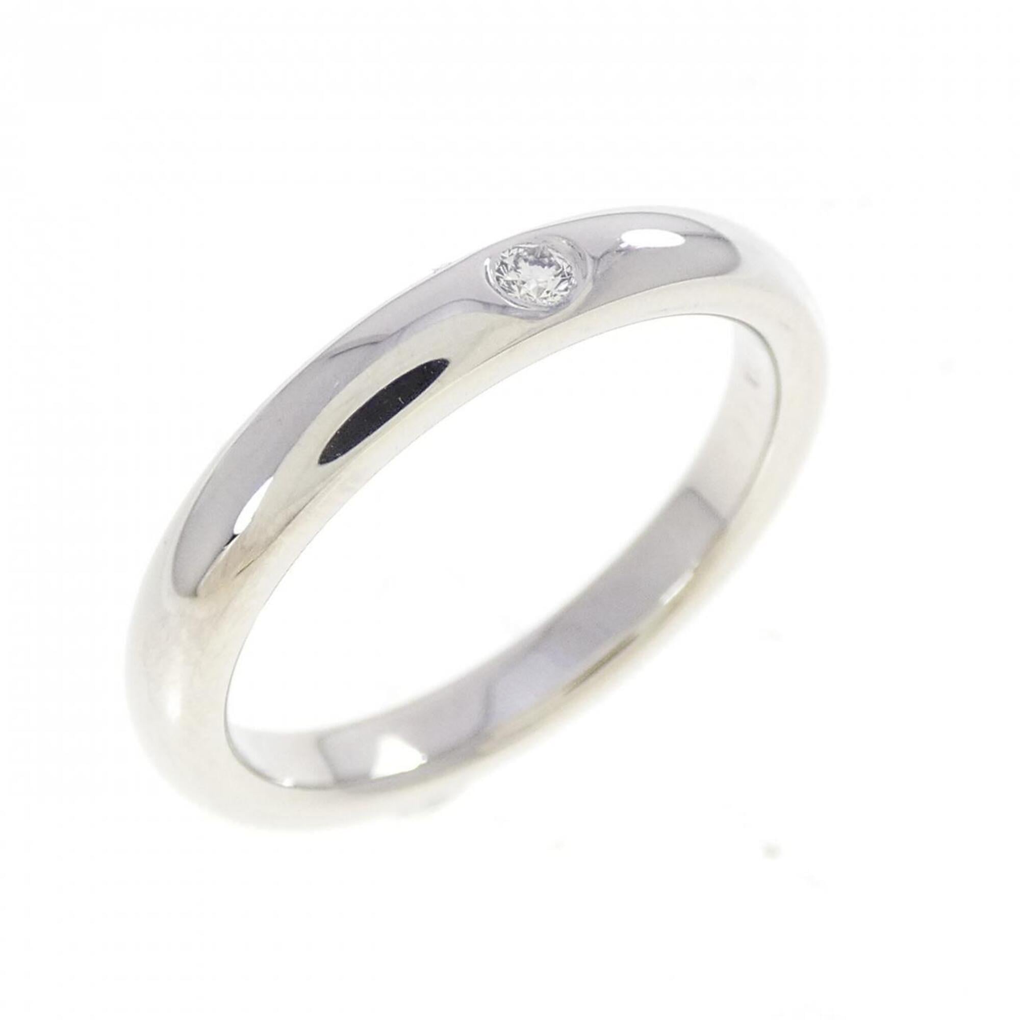Tiffany Platinum Platinum 950 Band Ring (Pre-Owned)