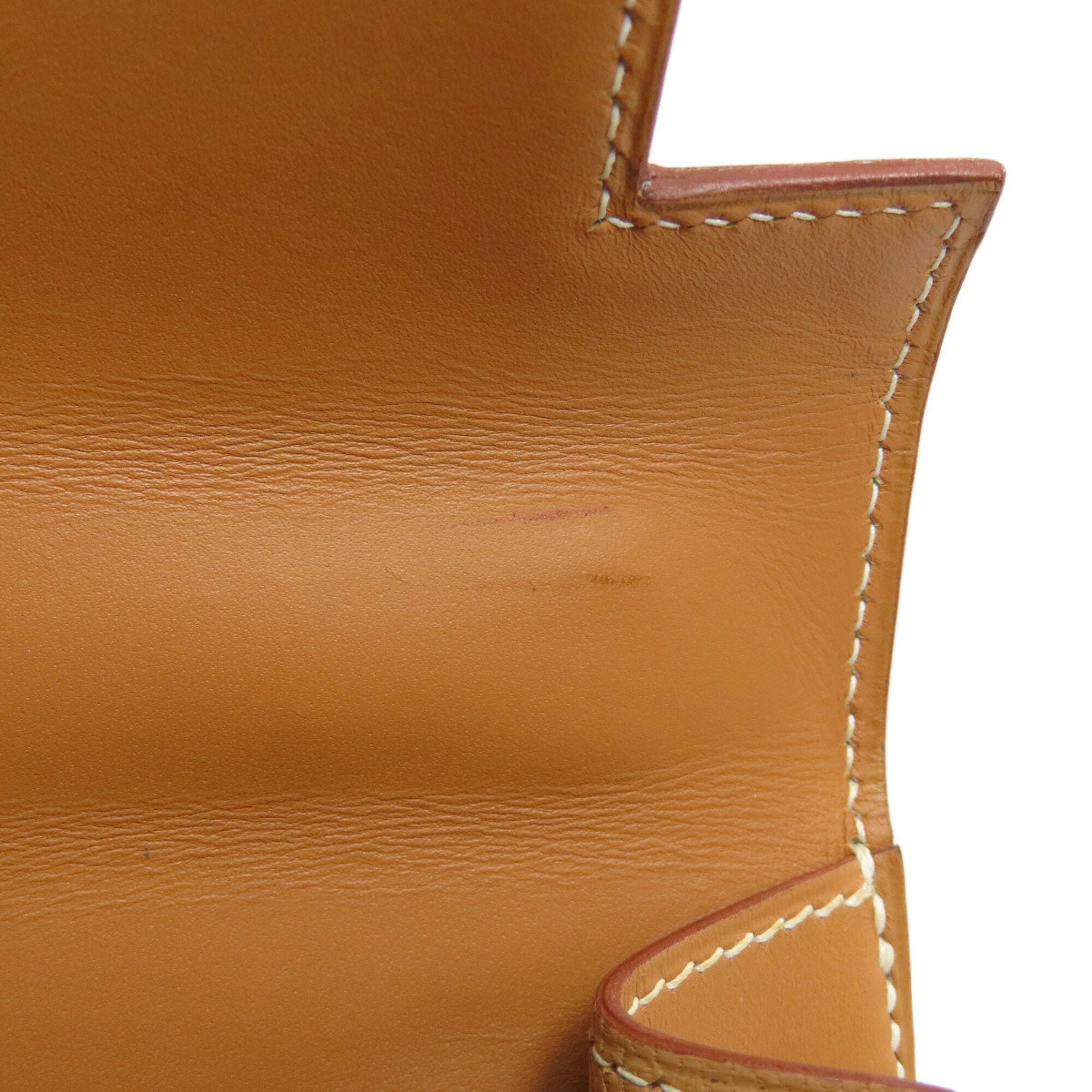 Hermes Natural Chamonix Leather Handbag (Pre-Owned)
