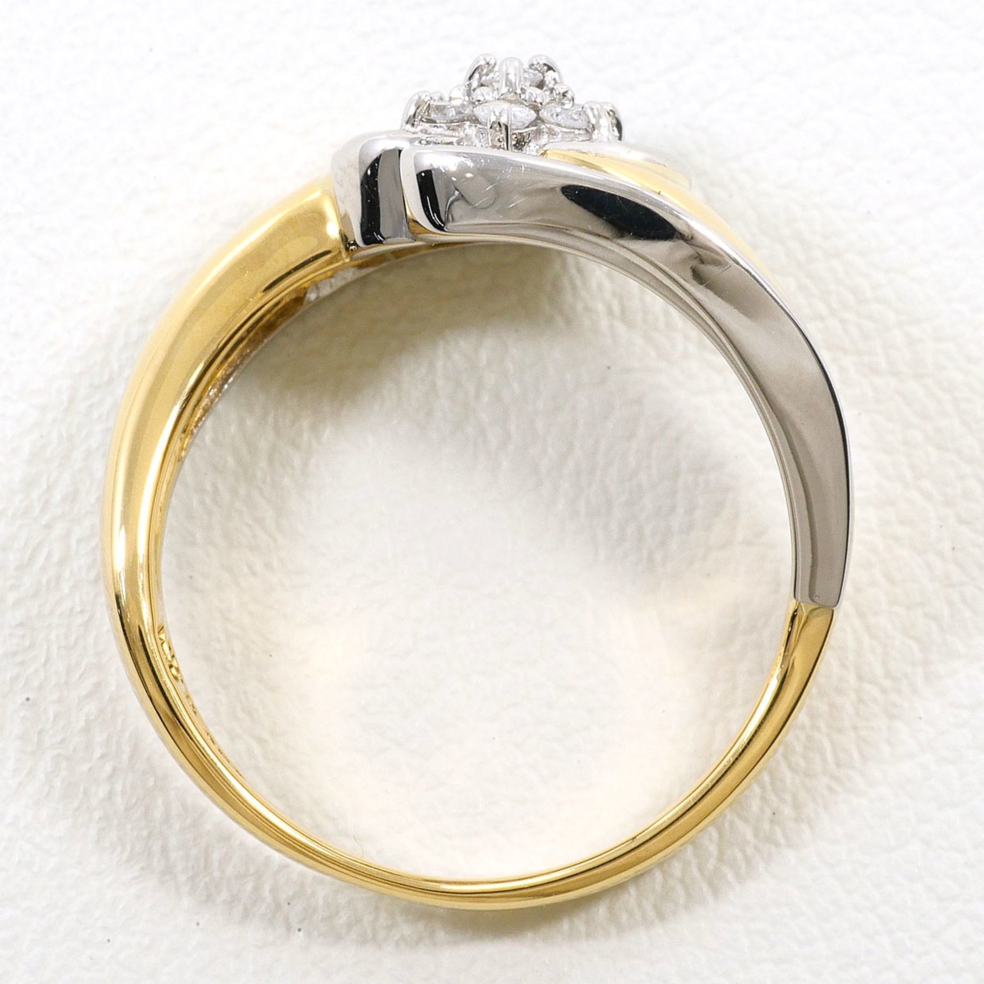 Unbranded Platinum Yellow Gold Yellow Gold (18K) Platinum 850 Band Ring (Pre-Owned)