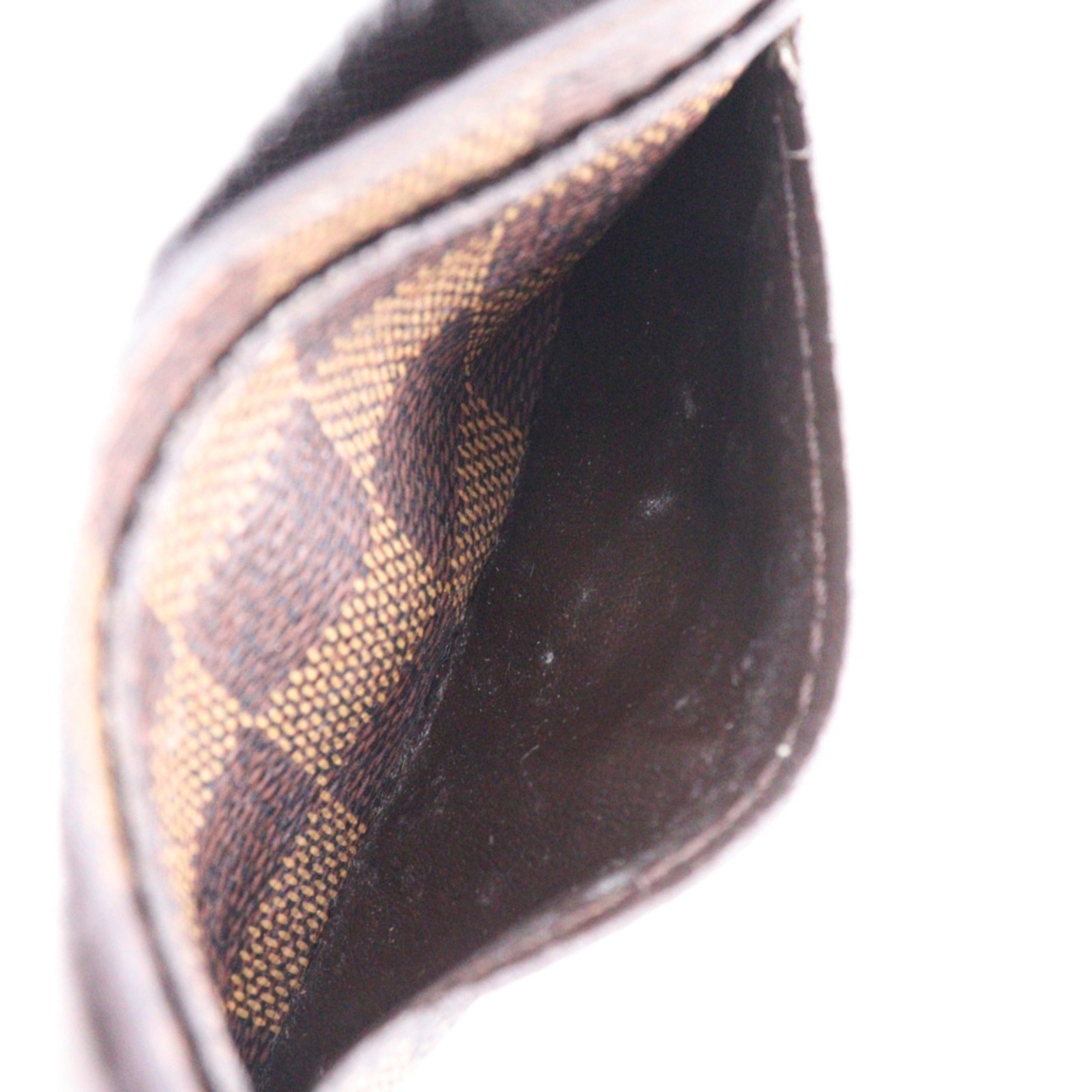 Louis Vuitton Brown Damier Canvas Long Wallet (Bi-Fold) (Pre-Owned)