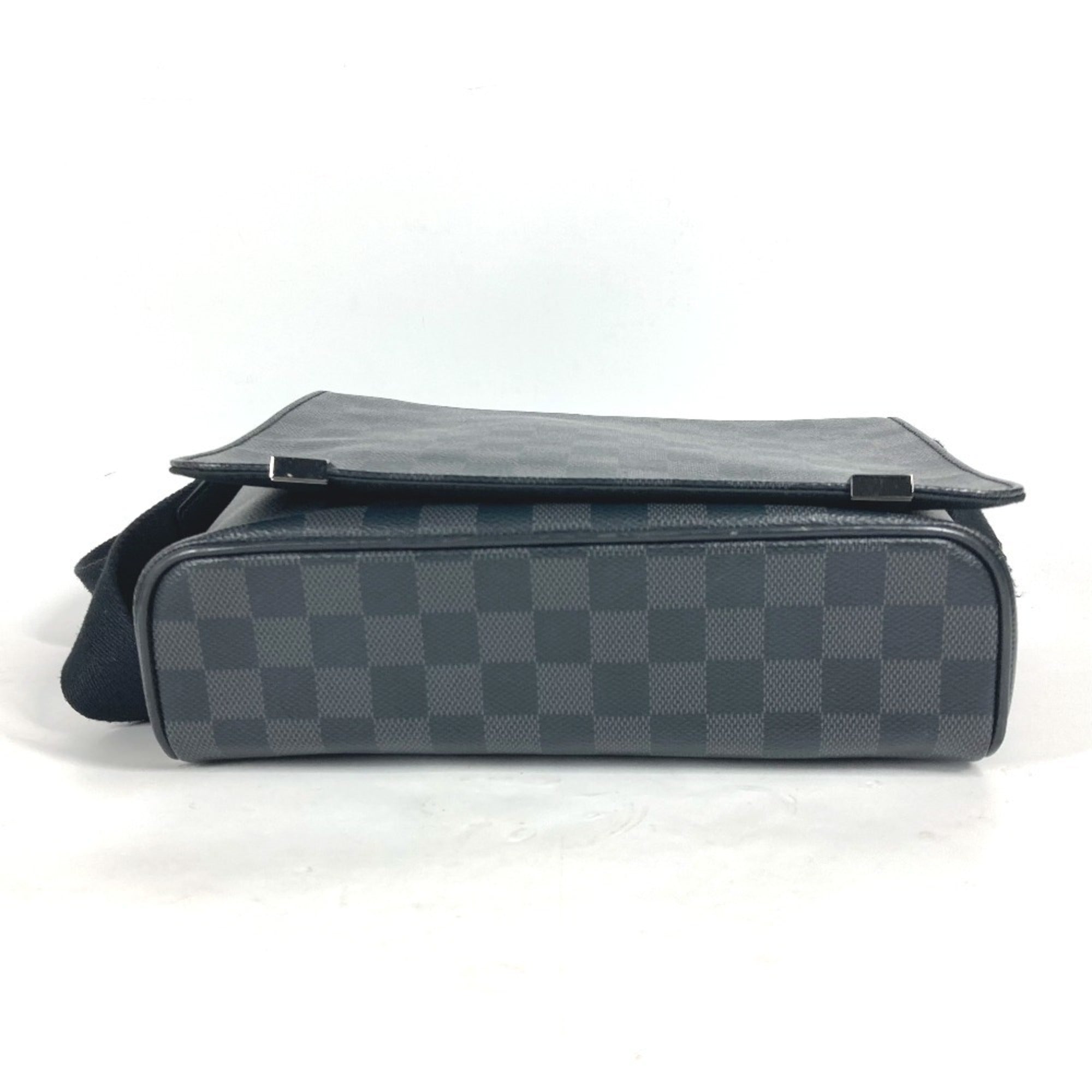 Louis Vuitton Black Damier Graphite Shoulder Bag (Pre-Owned)
