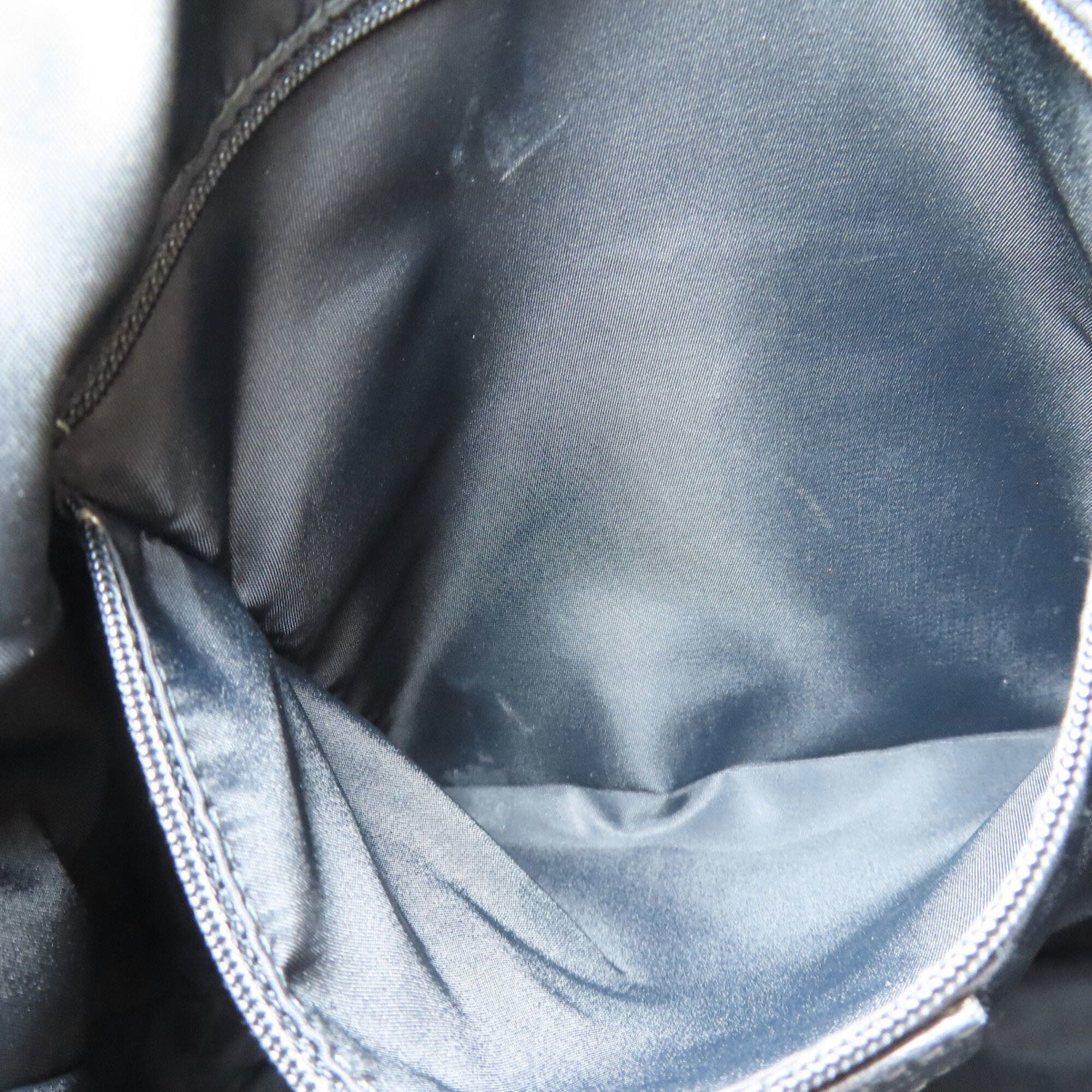 Christian Dior Trotter Black Gray Canvas Shoulder Bag (Pre-Owned)
