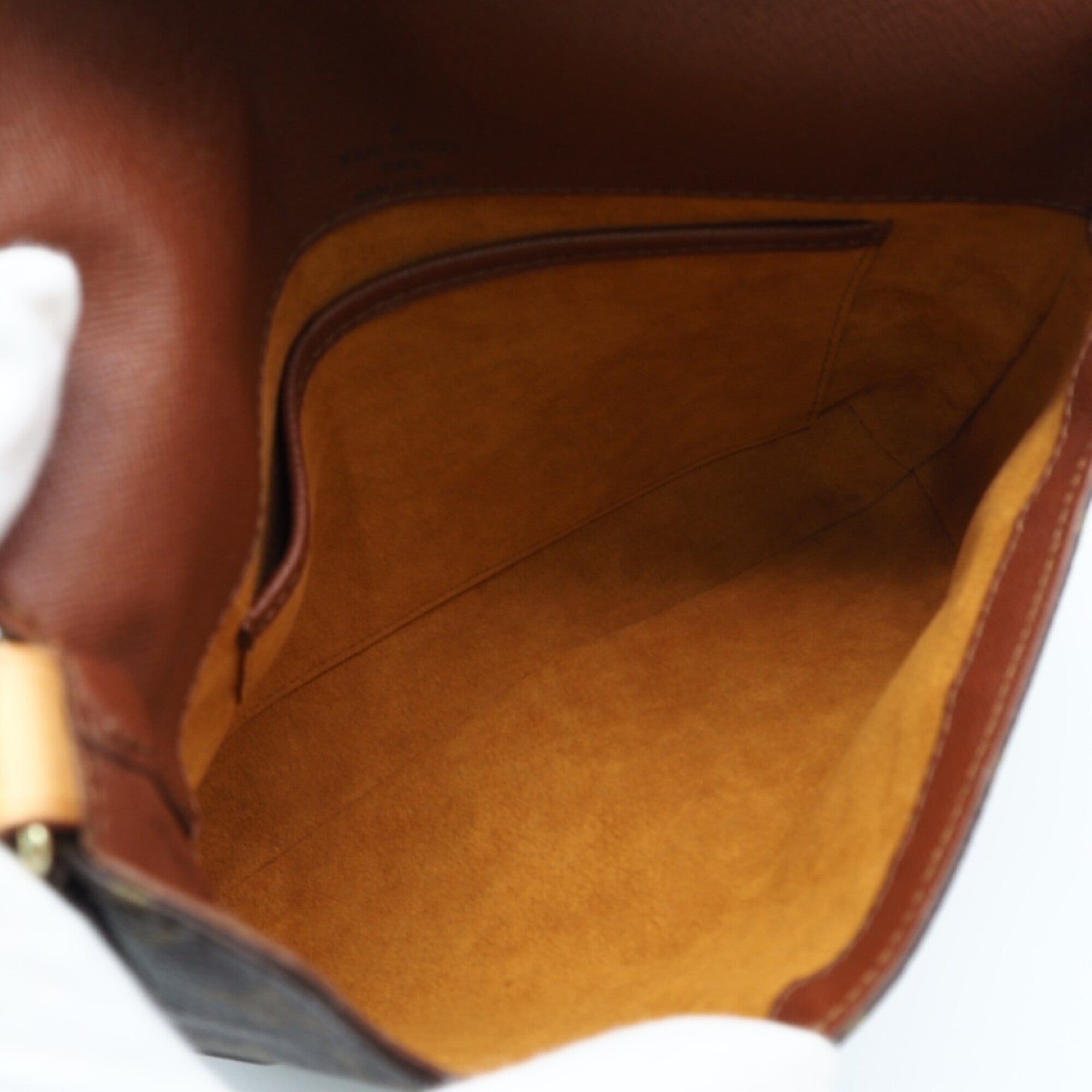 Louis Vuitton Brown Coated Canvas Leather Shoulder Bag (Pre-Owned)