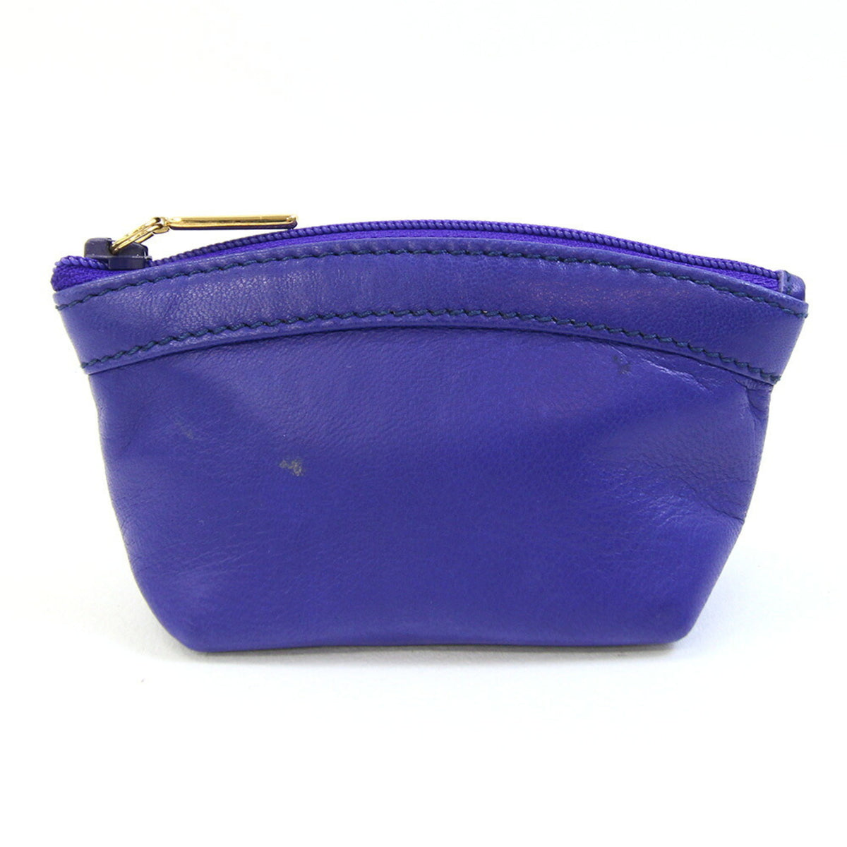 Gucci Blue Leather Coin Purse/Coin Case (Pre-Owned)