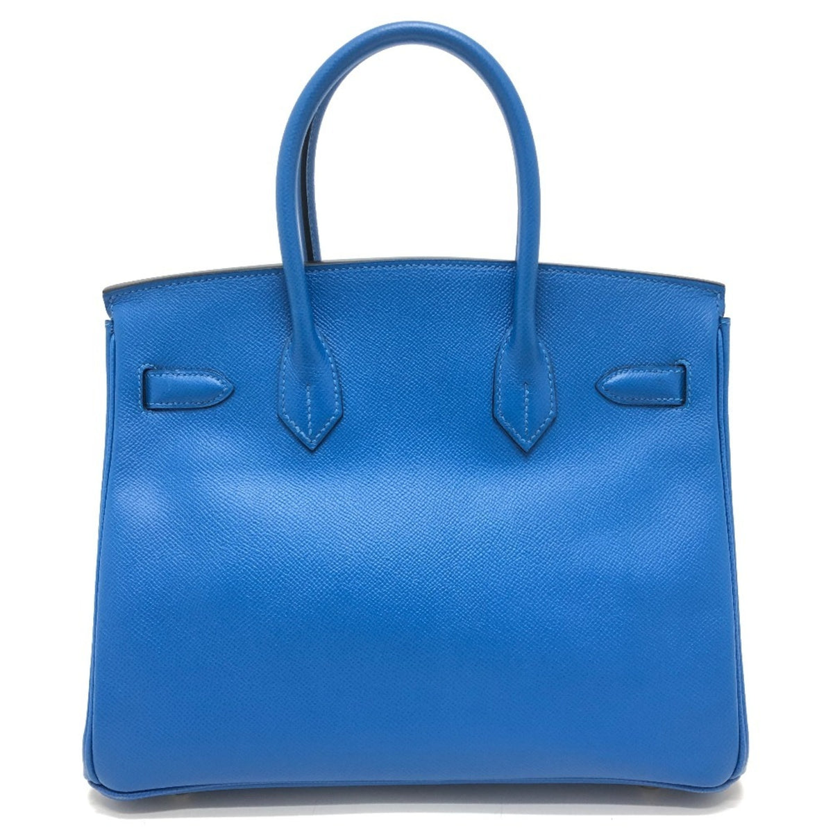 Hermes Blue Blue Hydra Epsom Leather Handbag (Pre-Owned)