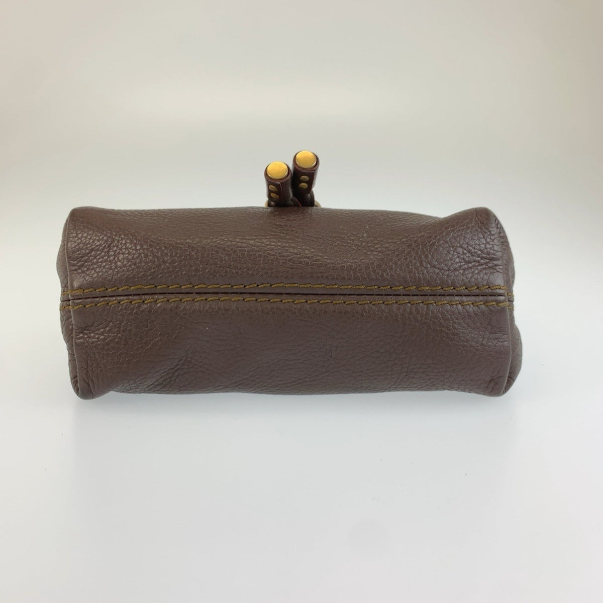 Chloé Brown Leather Pochette Shoulder Bag (Pre-Owned)