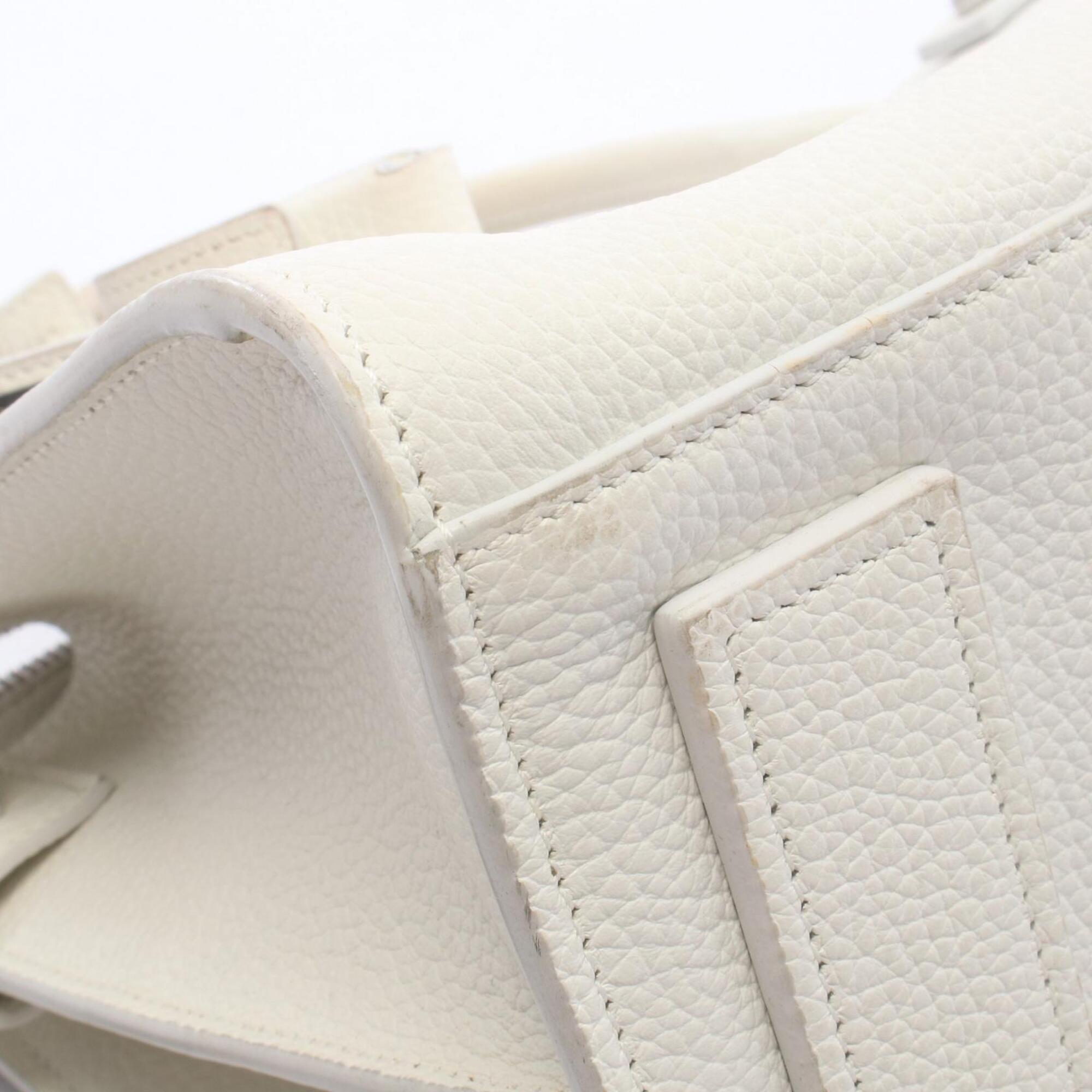 Saint Laurent White Leather Handbag (Pre-Owned)