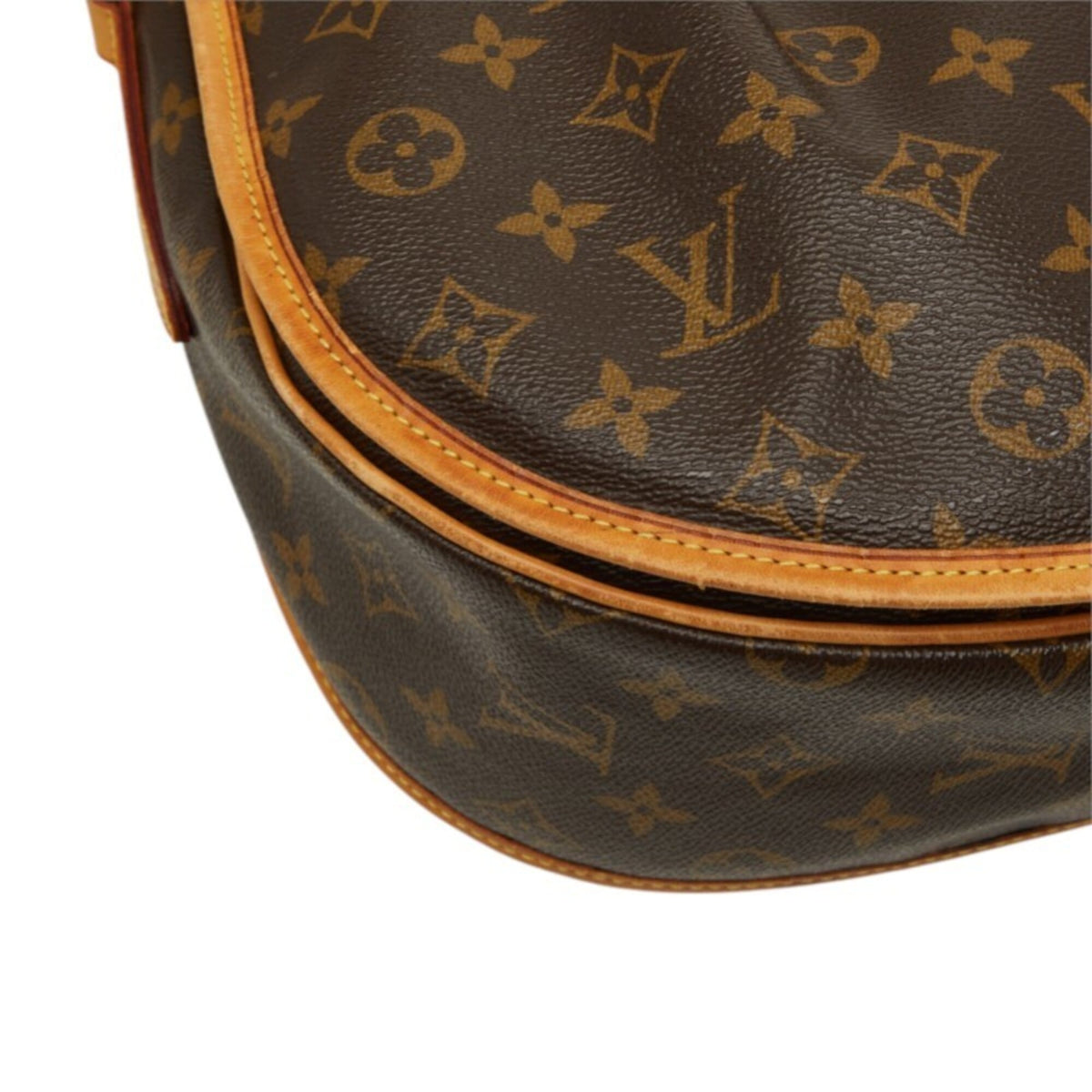 Louis Vuitton Brown Pvc Leather Shoulder Bag (Pre-Owned)