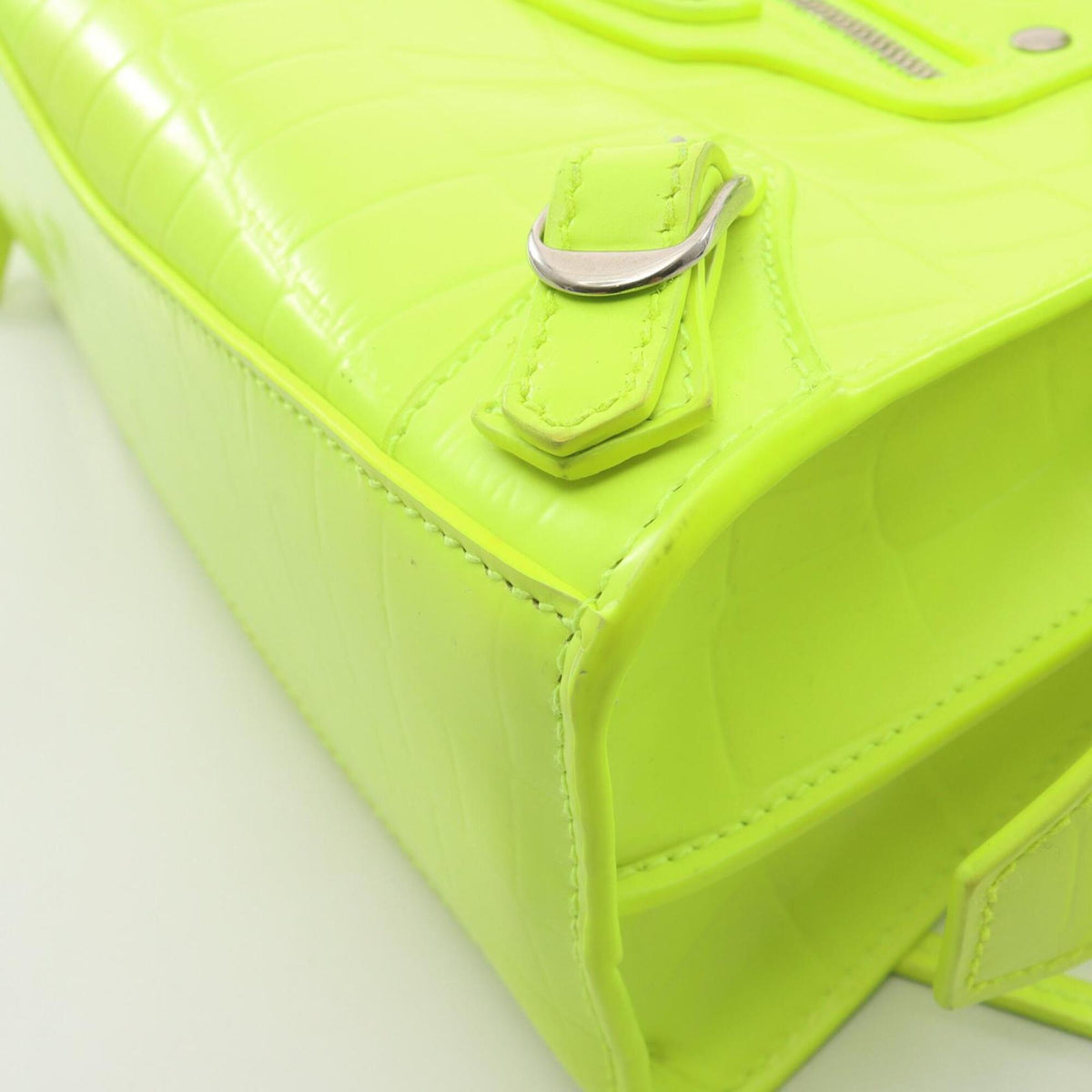 Balenciaga Yellow Leather Handbag (Pre-Owned)