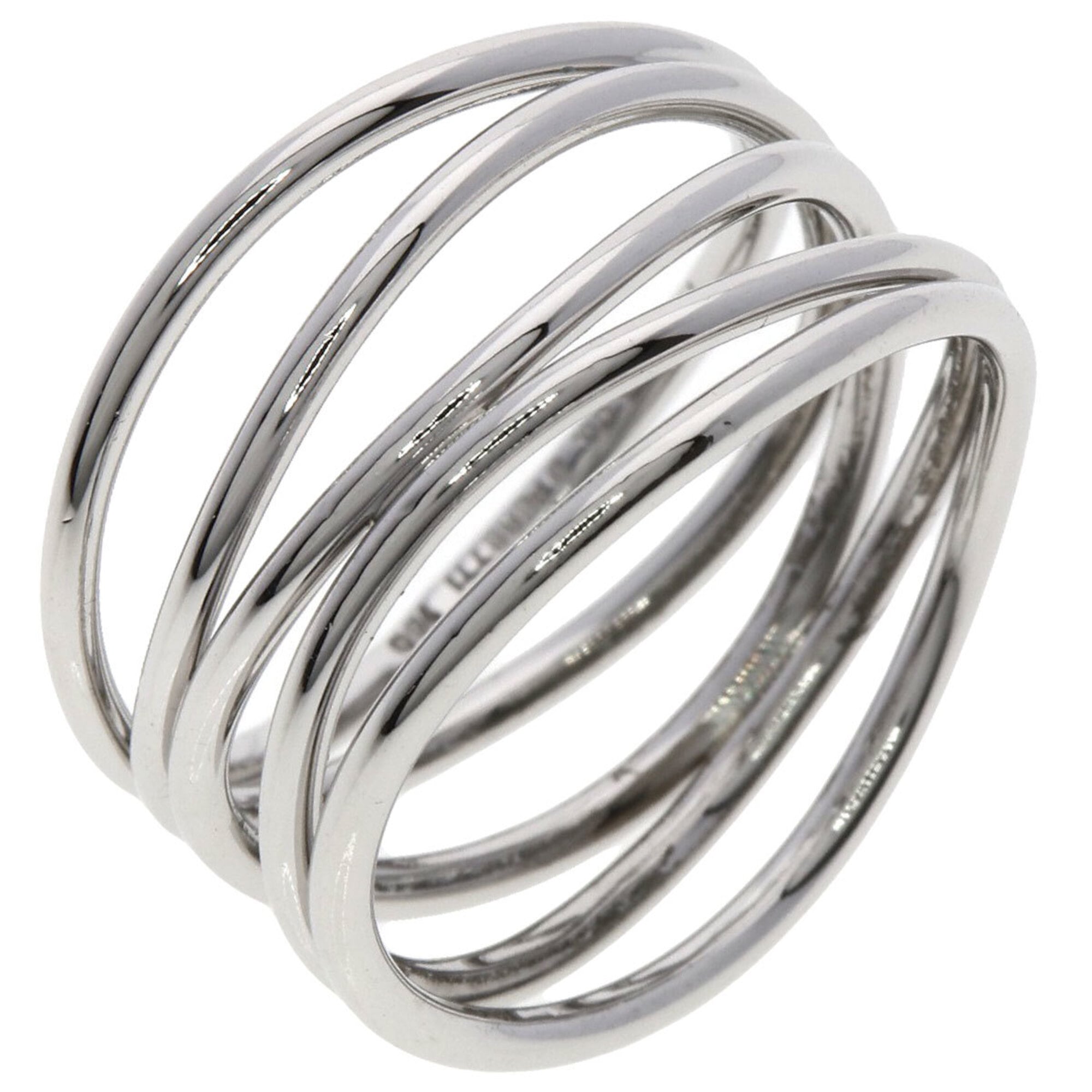 Tiffany White Gold (18K) Band Ring (Pre-Owned)