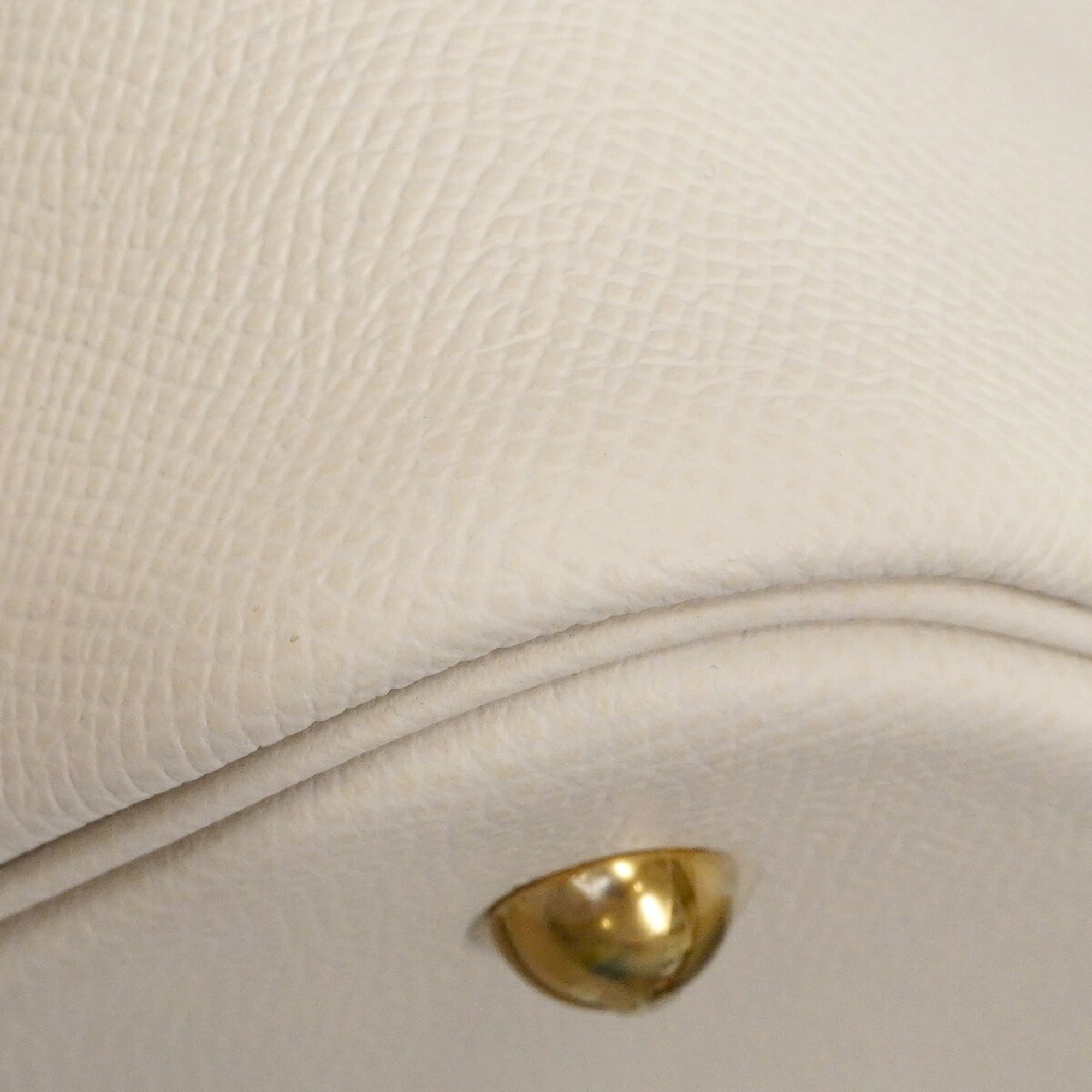 Hermes White Epsom Leather Handbag (Pre-Owned)