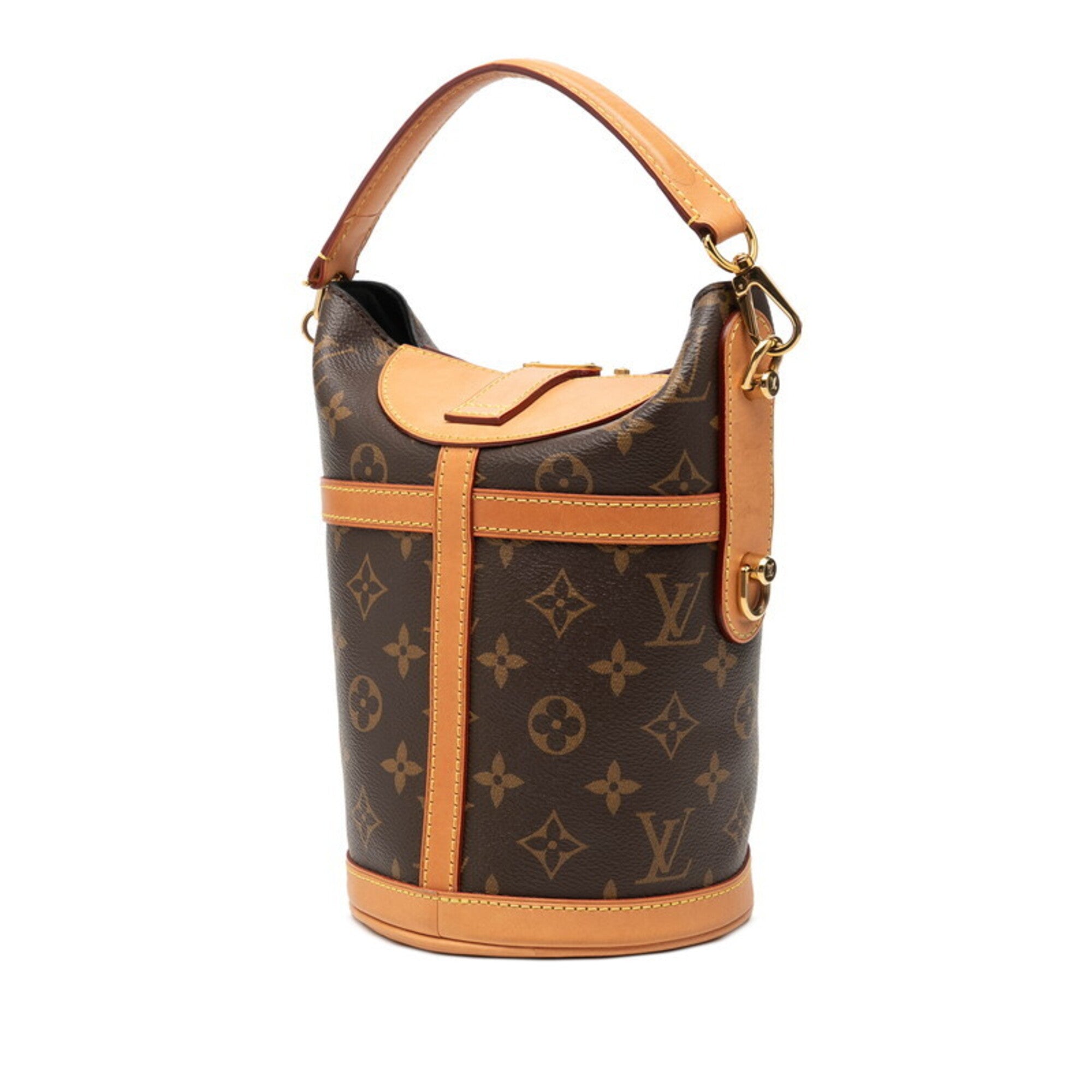 Louis Vuitton Brown Pvc Leather Handbag Shoulder Bag (Pre-Owned)