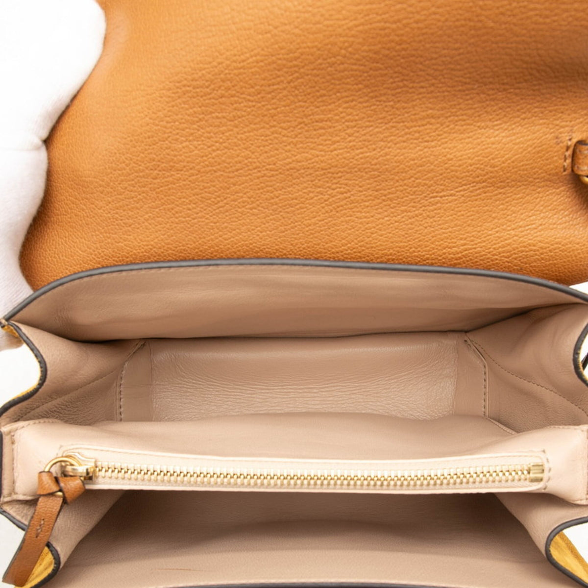 Chloé Brown Leather Handbag Shoulder Bag (Pre-Owned)