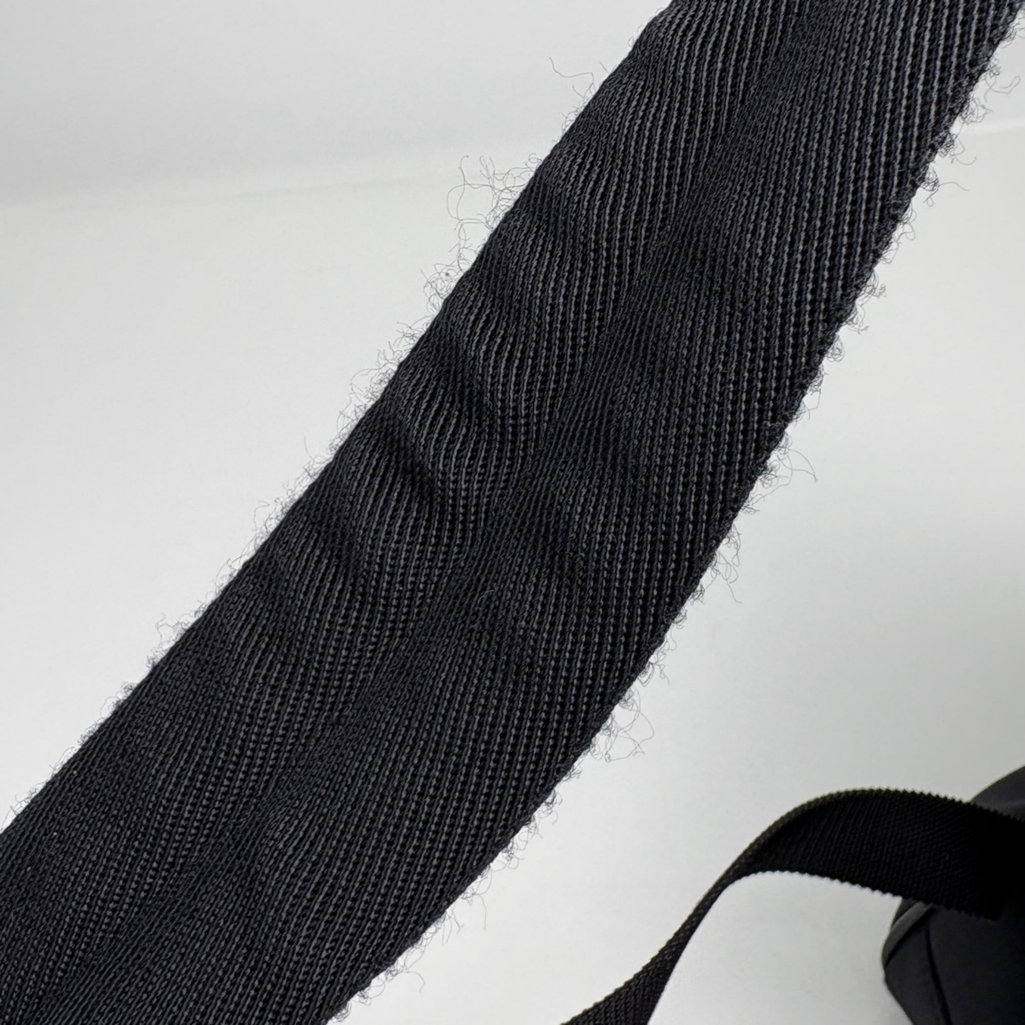 Saint Laurent Black Canvas Leather Backpack (Pre-Owned)