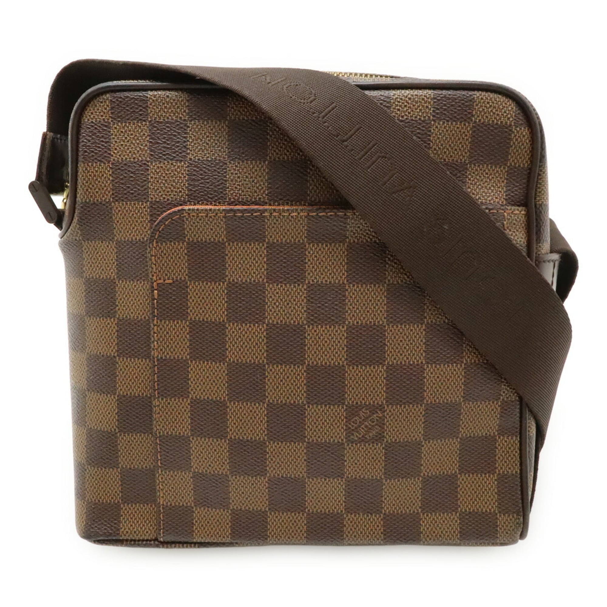 Louis Vuitton Brown Pvc Coated Canvas Damier Canvas Pochette Shoulder Bag (Pre-Owned)